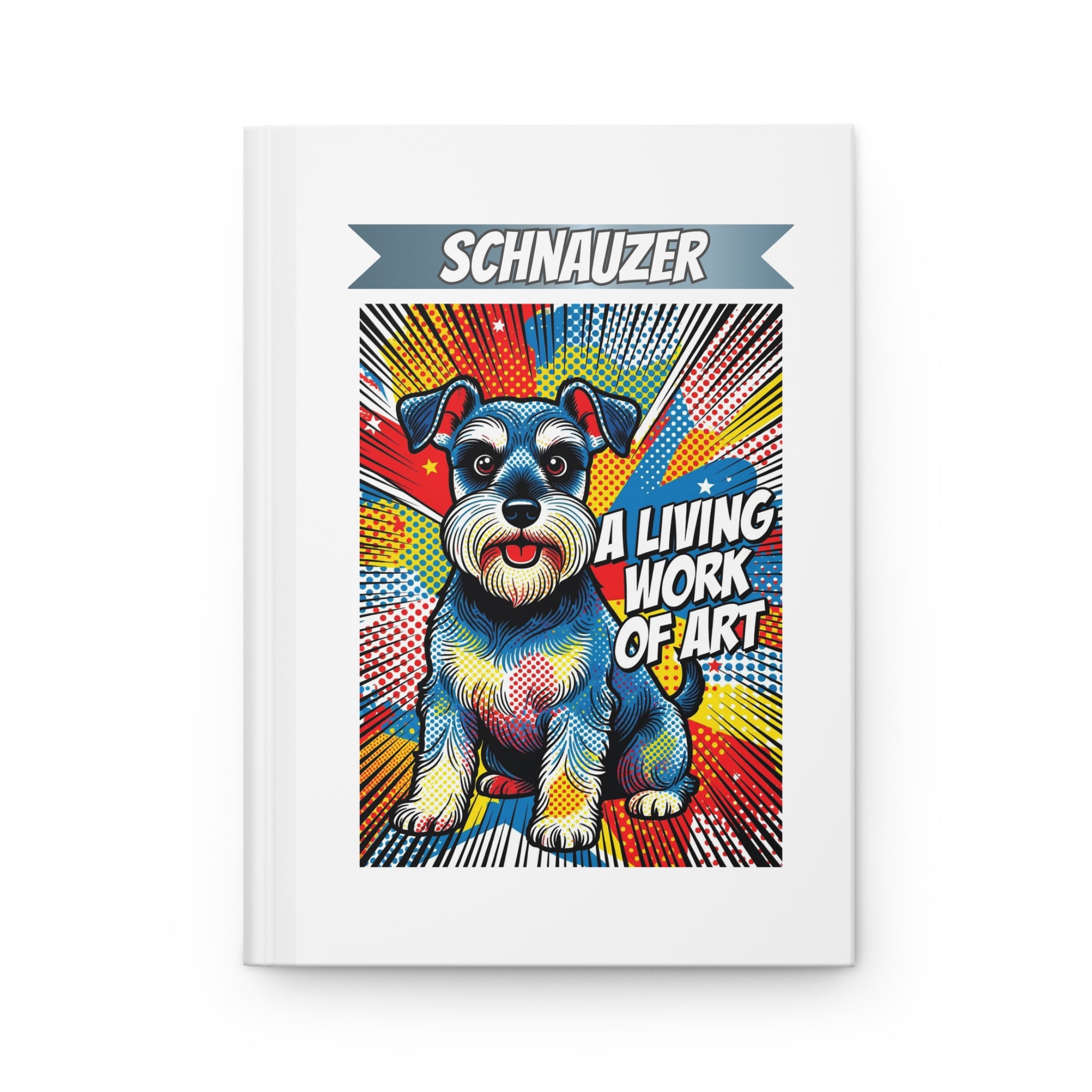 Schnauzer Notebook | Living Work of Art Collection | Pop Art