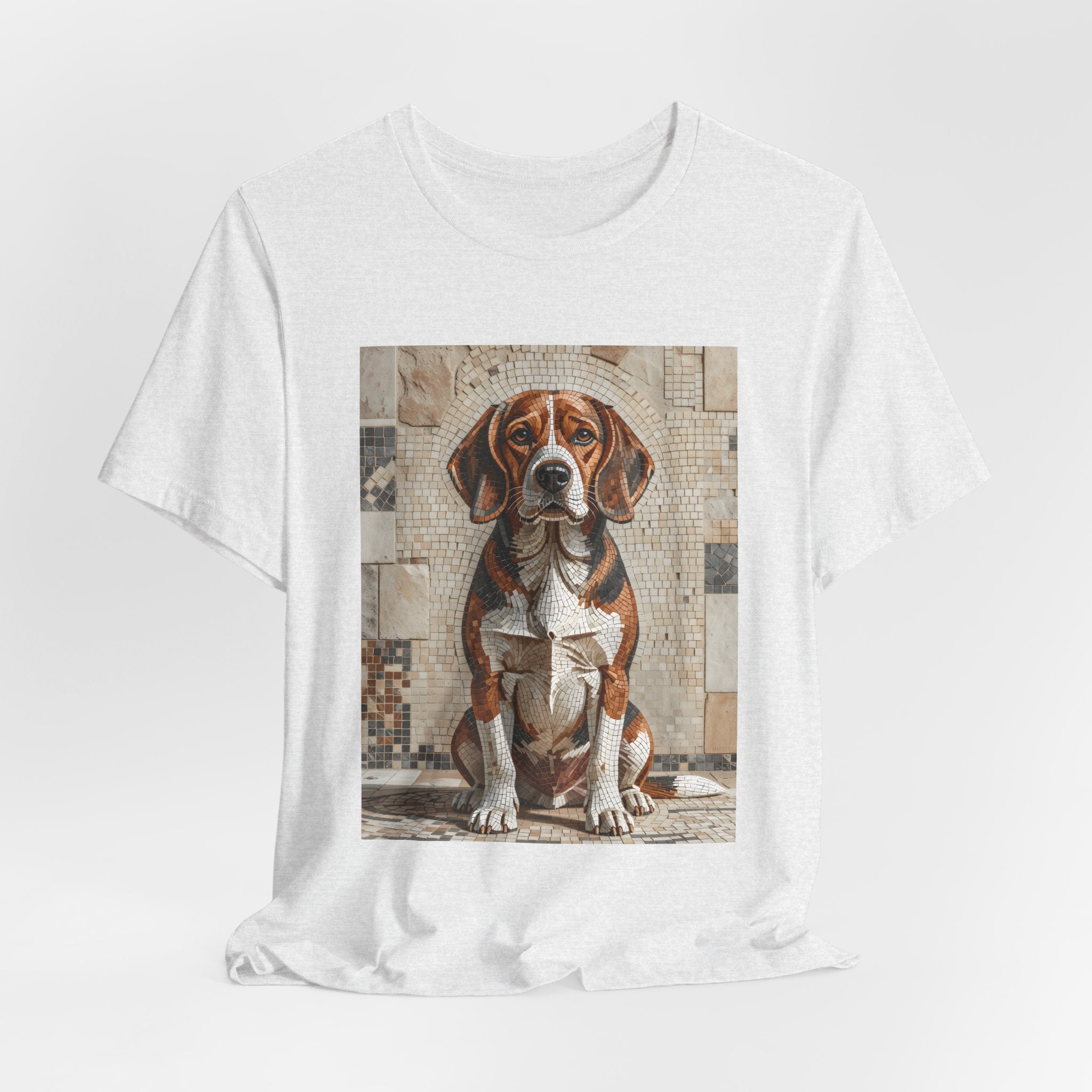 Beagle T Shirt | Living Work of Art Collection | Mosaic Style