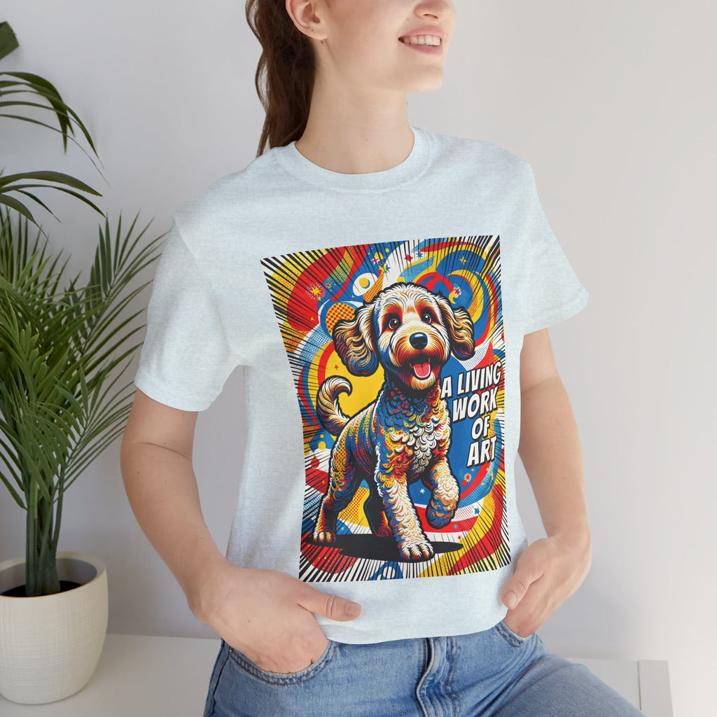 Labradoodle T Shirt | A Living Work of Art Collection | Pop Art