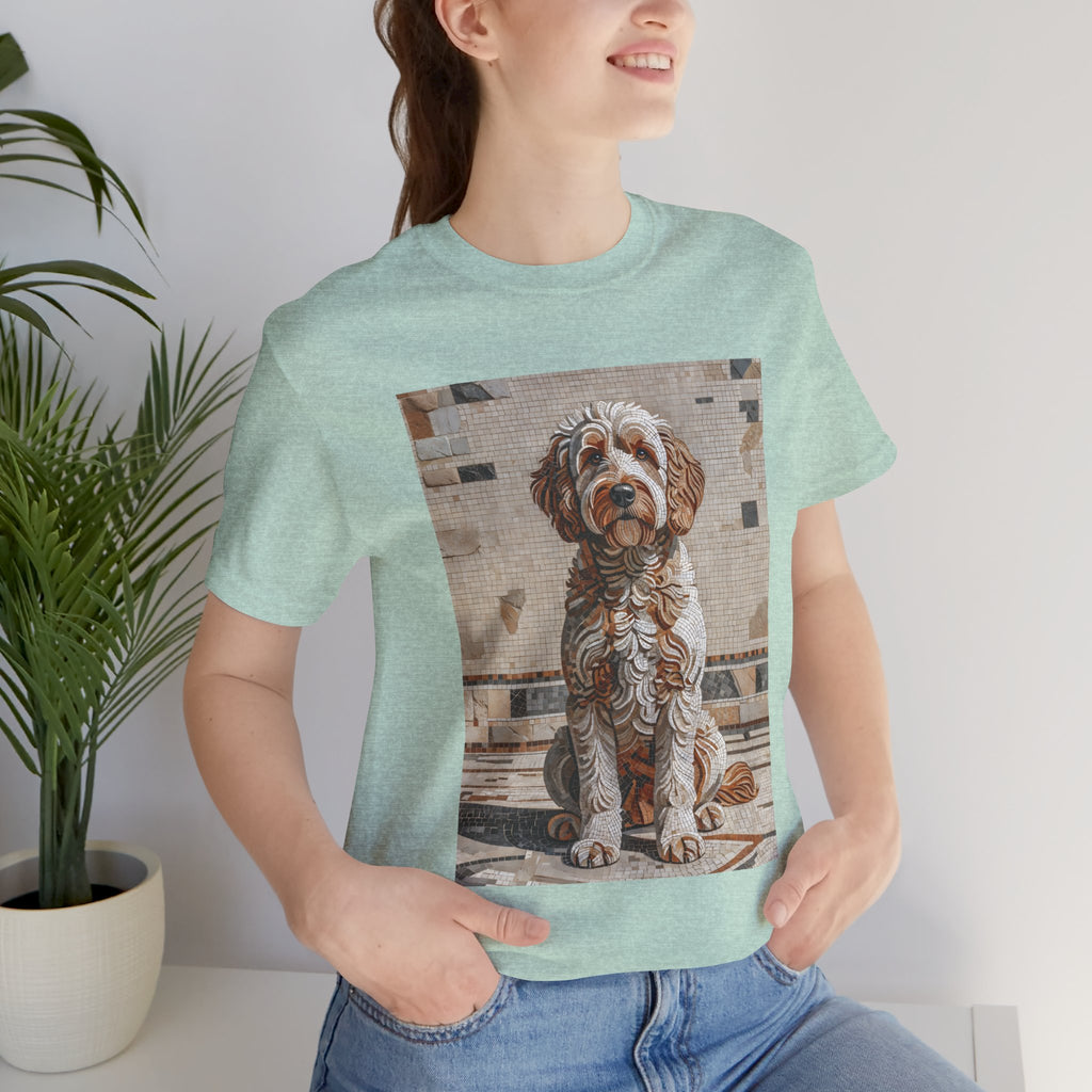Labradoodle T Shirt | Living Work of Art Collection | Mosaic Style