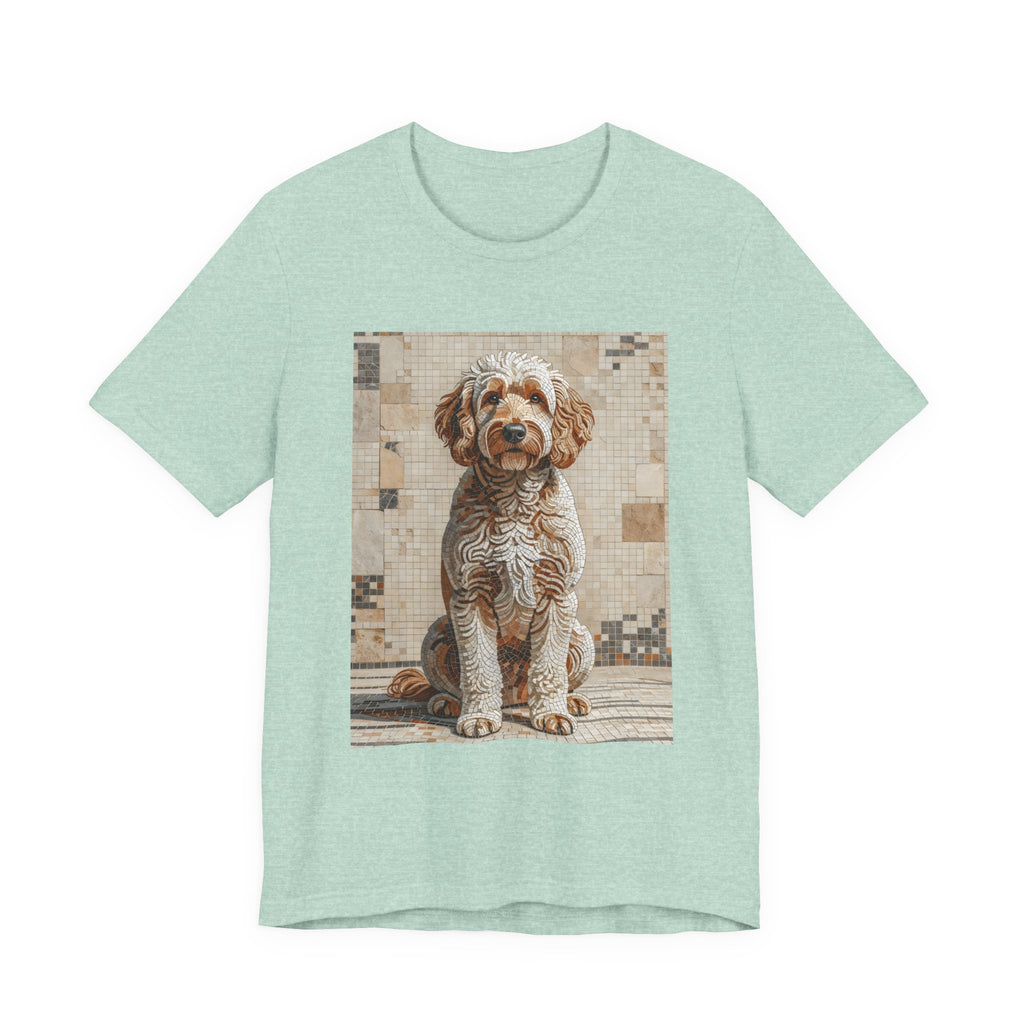 Goldendoodle T Shirt | Living Work of Art Collection | Mosaic Style