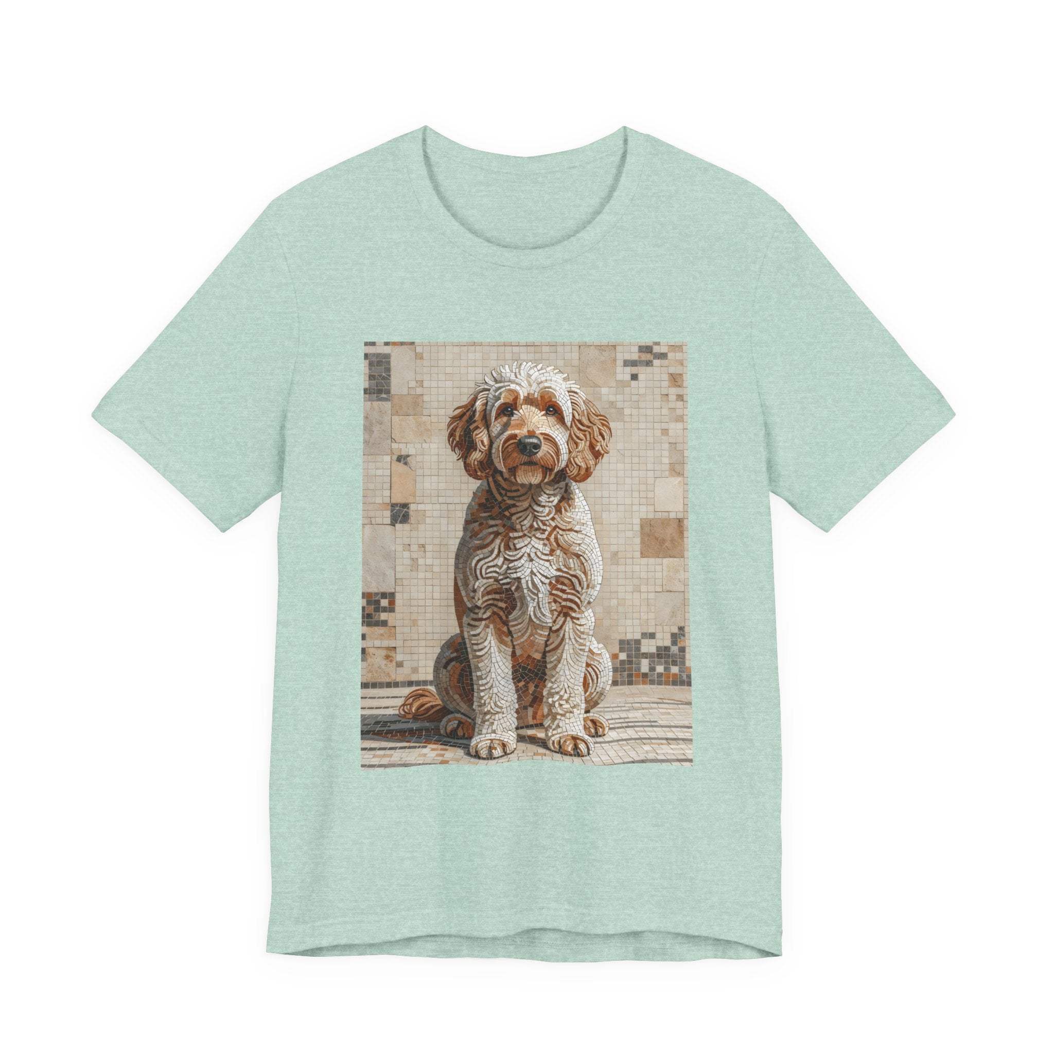 Goldendoodle T Shirt | Living Work of Art Collection | Mosaic Style