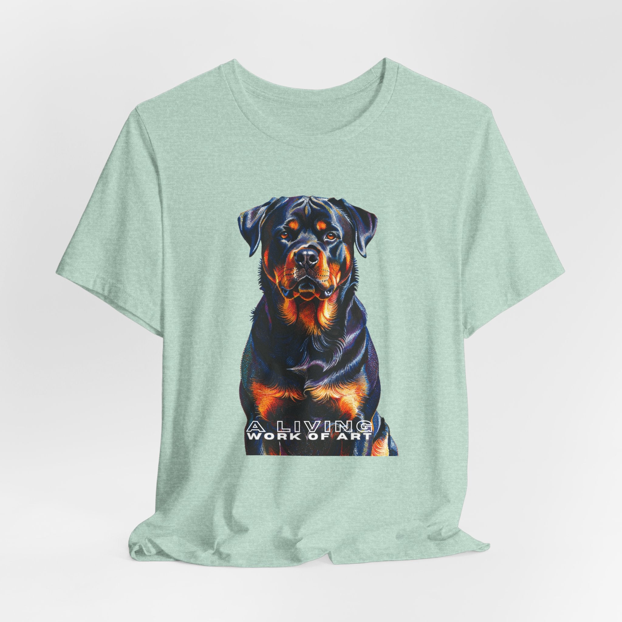 Rottweiler T Shirt | Living Work of Art Collection | Pointillism Style