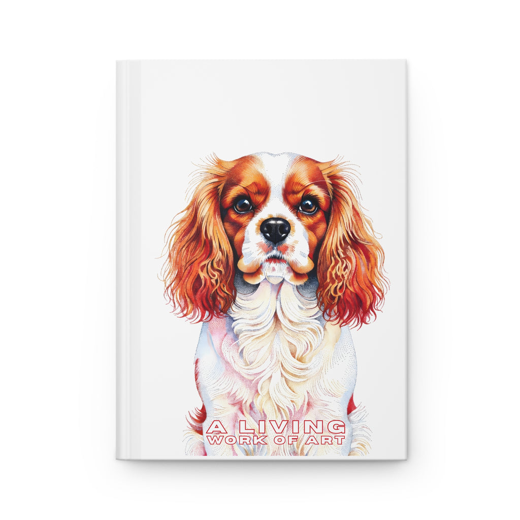 Cavalier King Charles Spaniel Notebook | Living Work of Art Collection | Pointillism Style