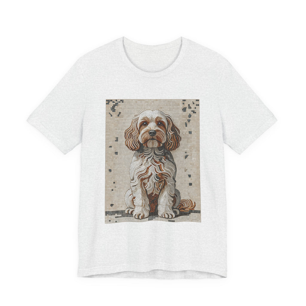 Cavapoo T Shirt | Living Work of Art Collection | Mosaic Style