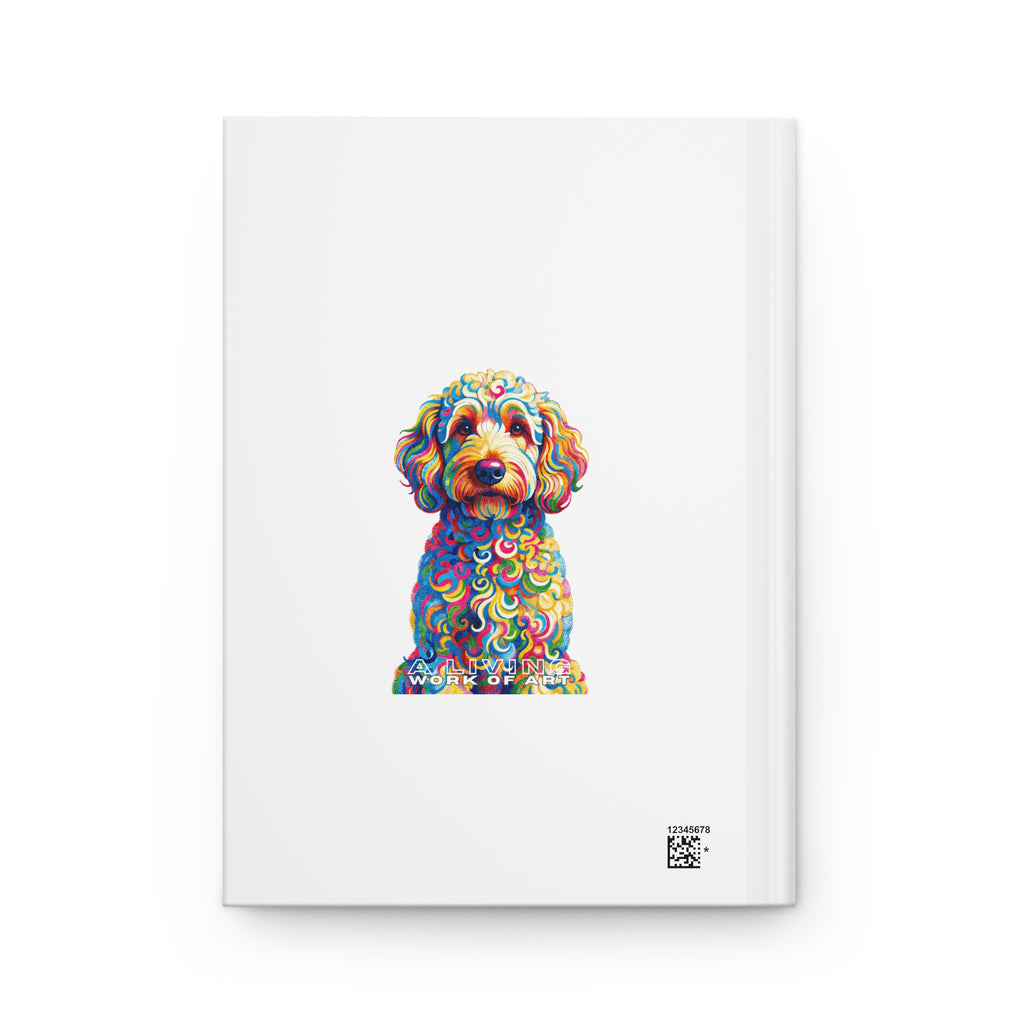 Goldendoodle Notebook | Living Work of Art Collection | Pointillism Style