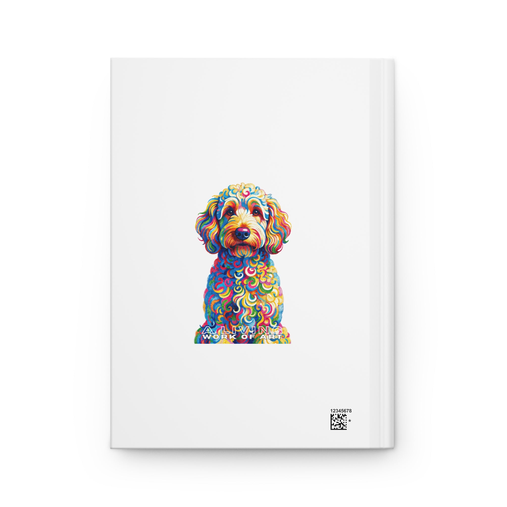 Goldendoodle Notebook | Living Work of Art Collection | Pointillism Style