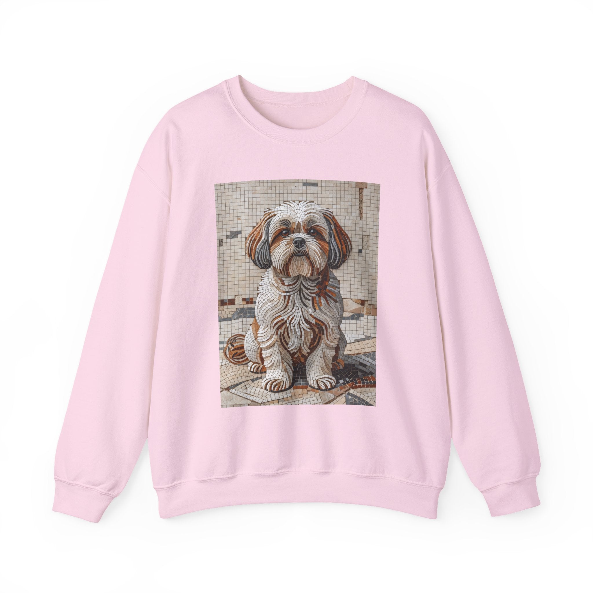 Shih Tzu Sweatshirt | Living Work of Art Collection | Mosaic Style