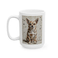 Chihuahua Coffee Mug | Living Work of Art Collection | Mosaic Style
