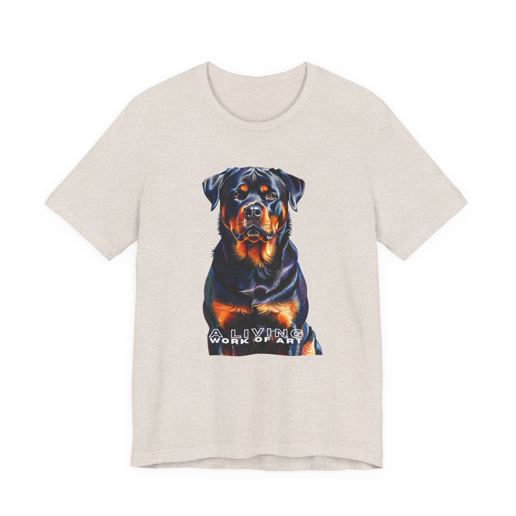 Rottweiler T Shirt | Living Work of Art Collection | Pointillism Style