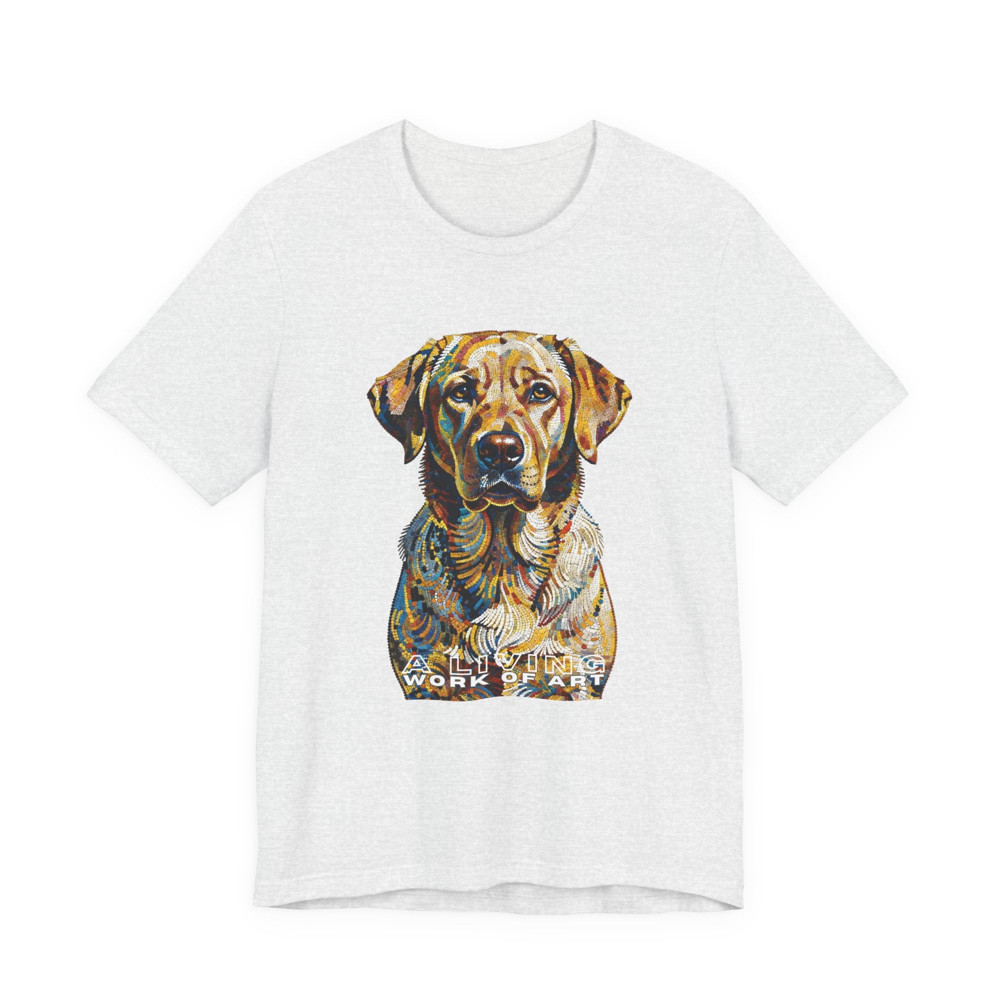 Labrador Retriever T Shirt | Living Work of Art Collection | Pointillism Style
