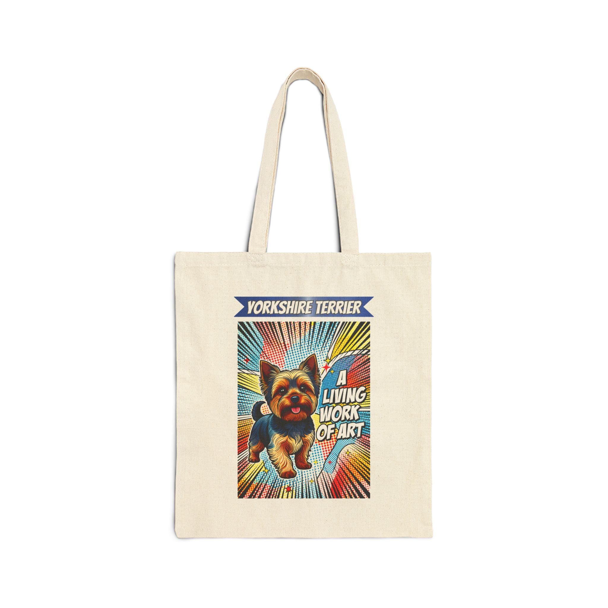 Yorkshire Terrier Tote Bag | Living Work of Art Collection | Pop Art