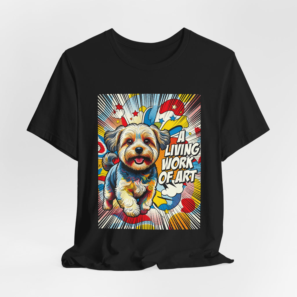 Yorkipoo T Shirt | Living Work of Art Collection | Pop Art