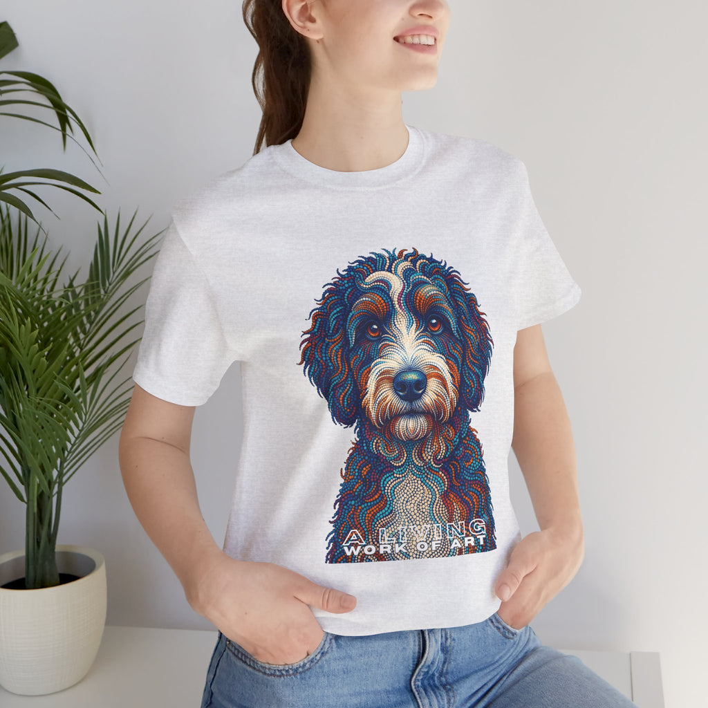 Berenedoodle T Shirt | Living Work of Art Collection | Pointillism Style