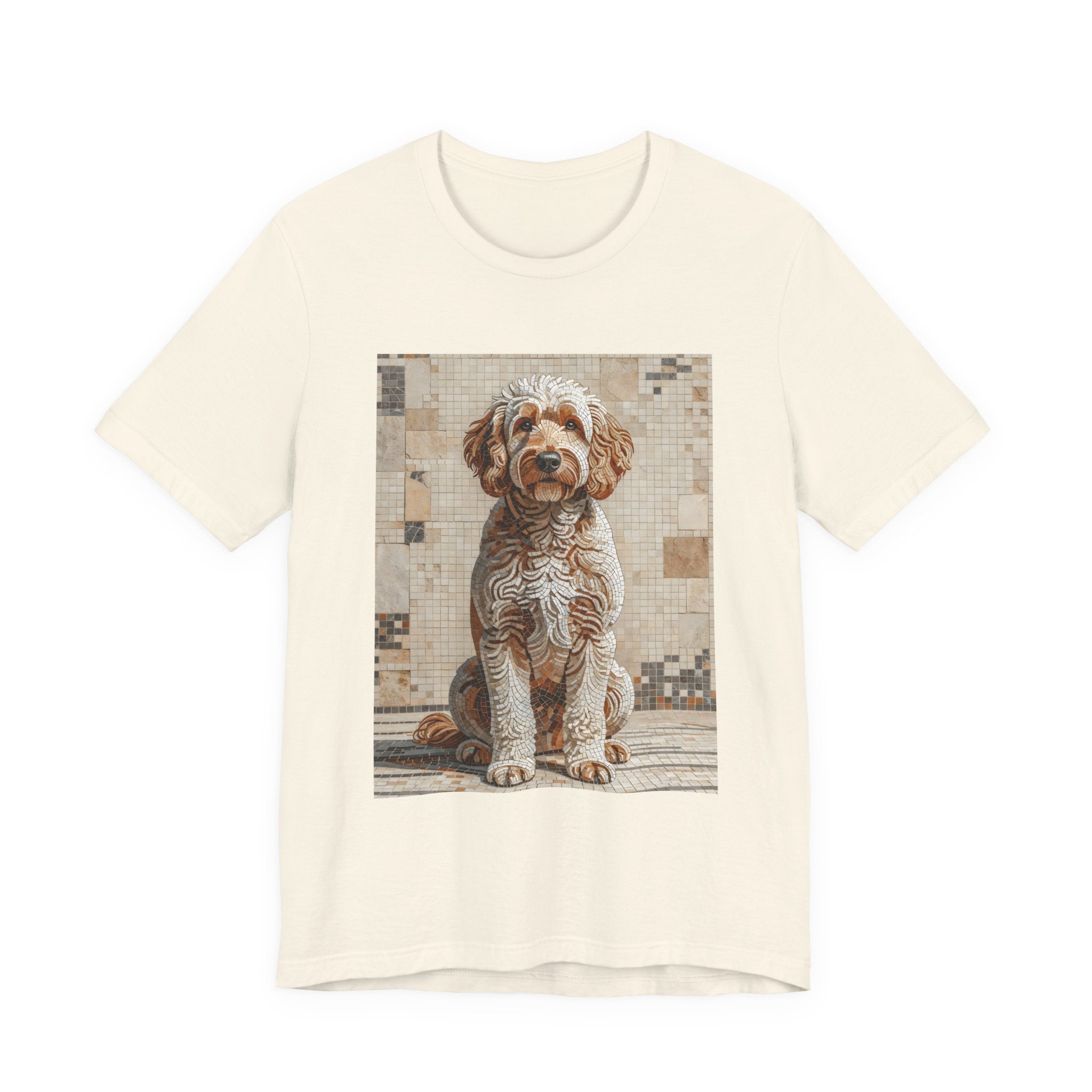 Goldendoodle T Shirt | Living Work of Art Collection | Mosaic Style