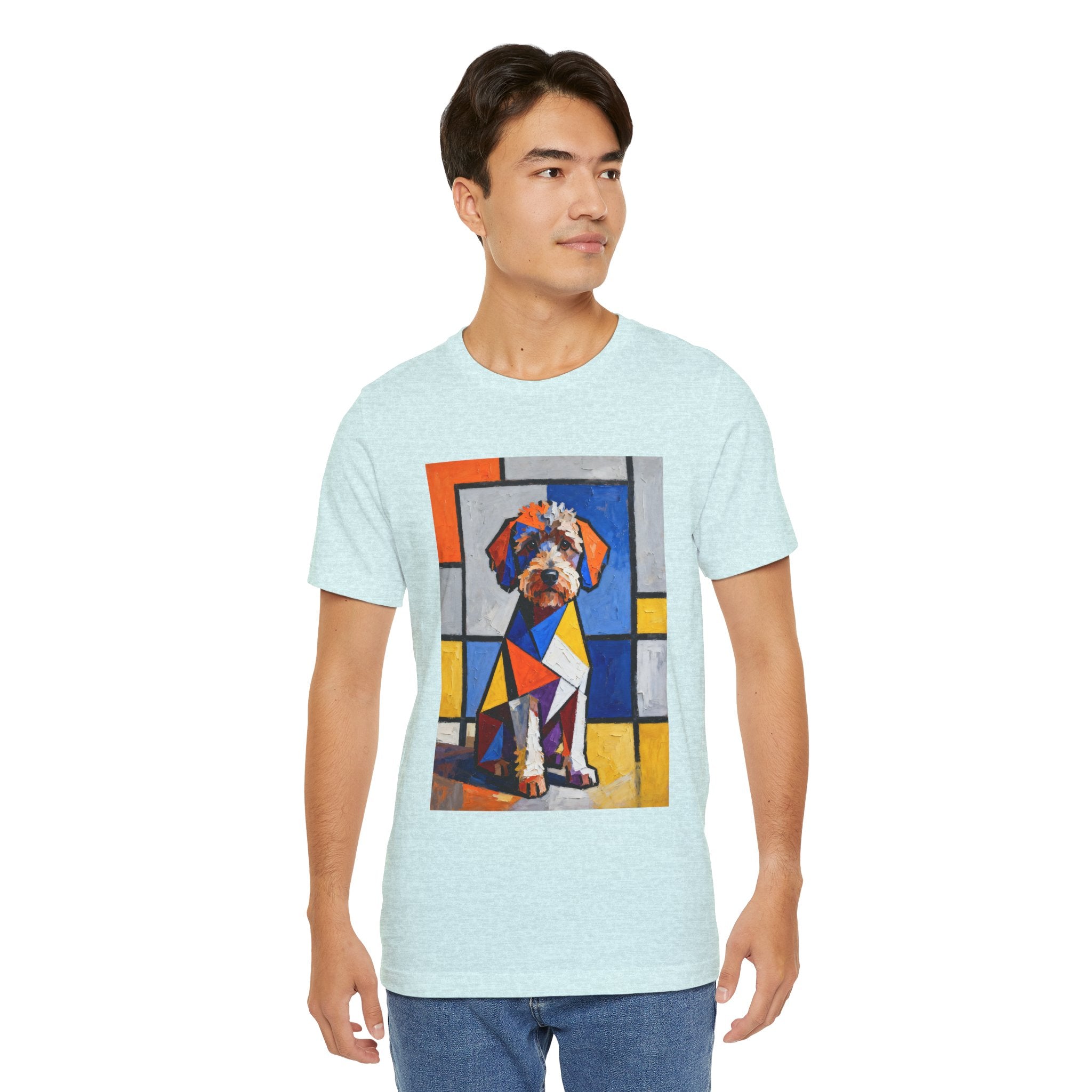 Schnoodle T Shirt | Living Work of Art Collection | Cubist Style