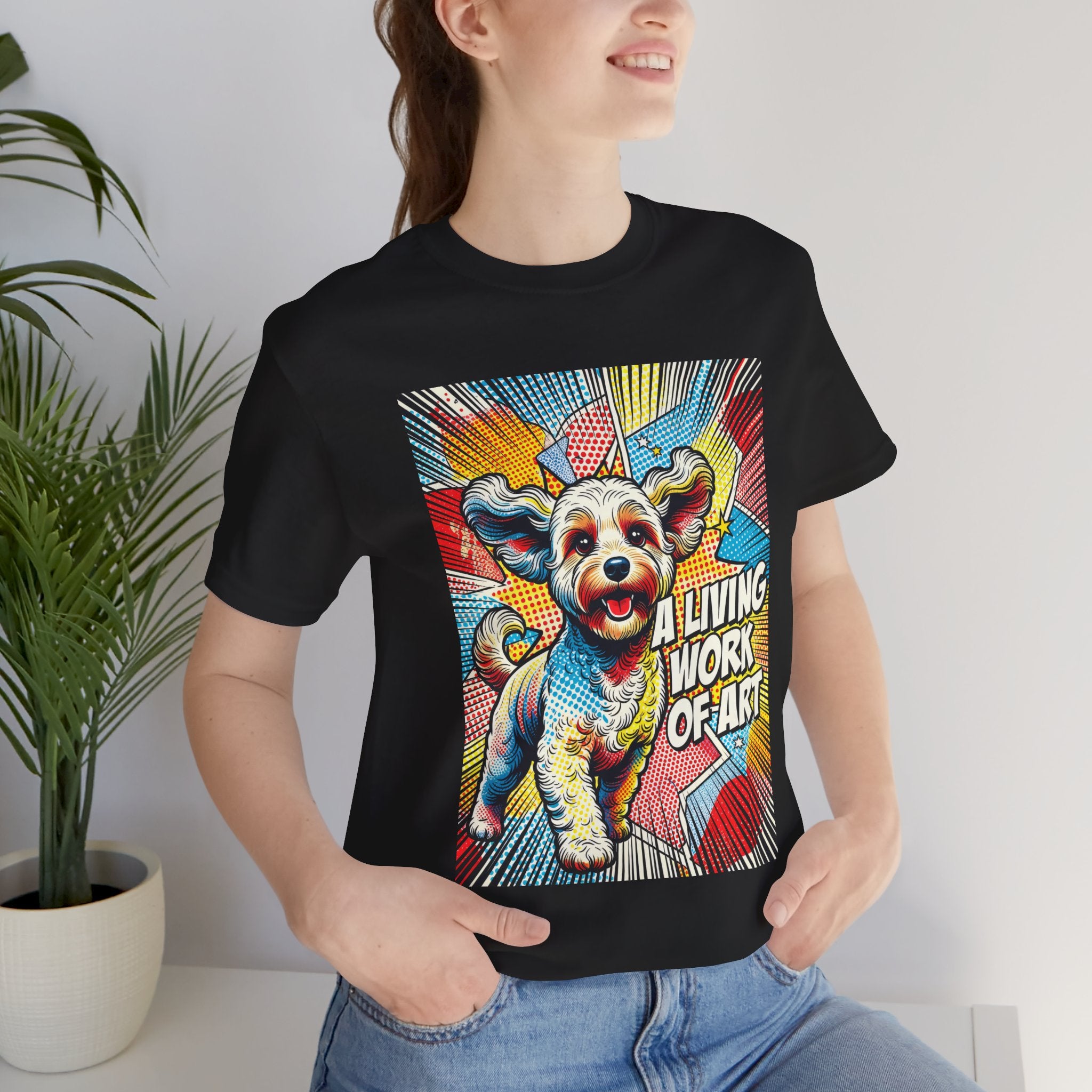 Cockapoo T Shirt | Living Work of Art Collection | Pop Art