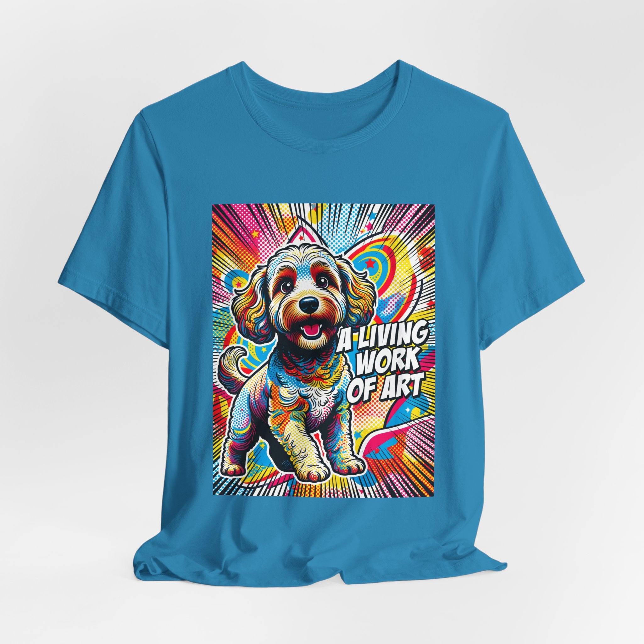 Schnoodle T Shirt | Living Work of Art Collection | Pop Art