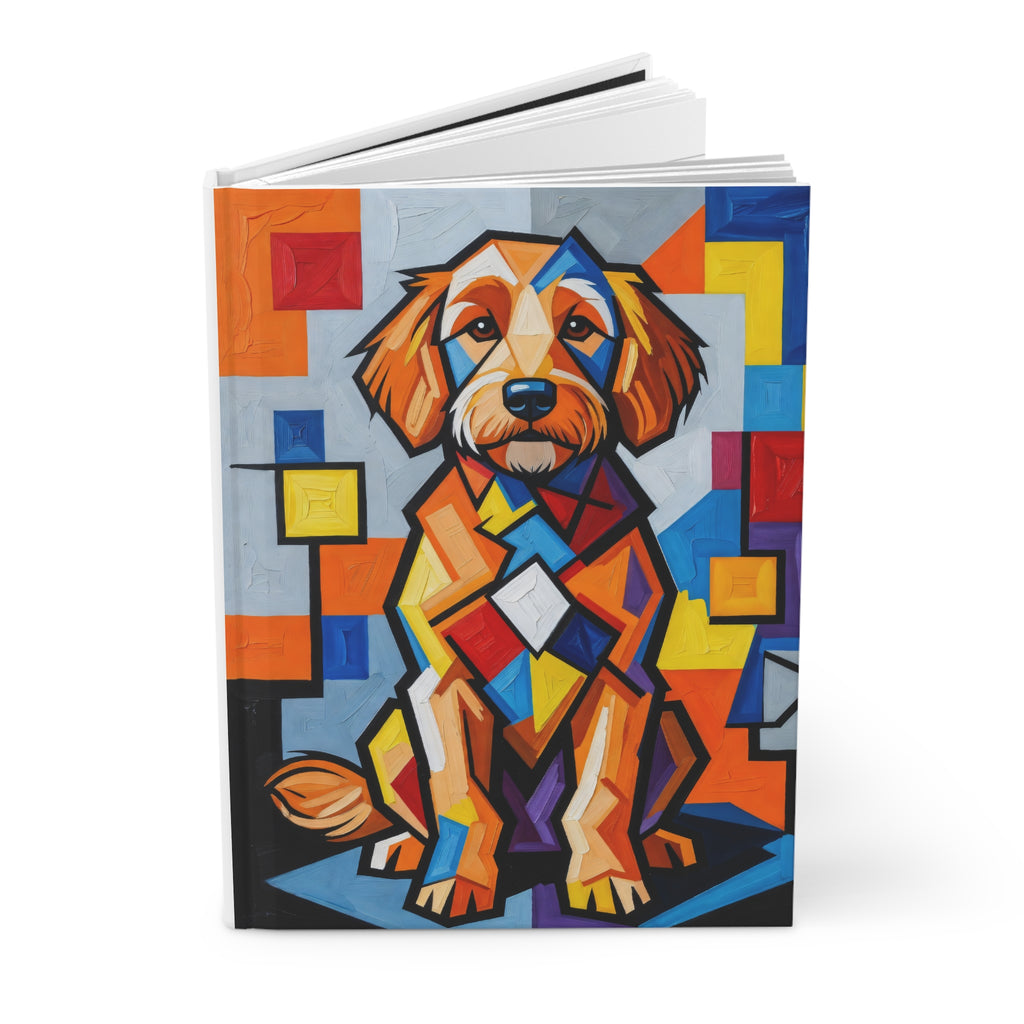 Goldendoodle Notebook | Living Work of Art Collection | Cubist Style