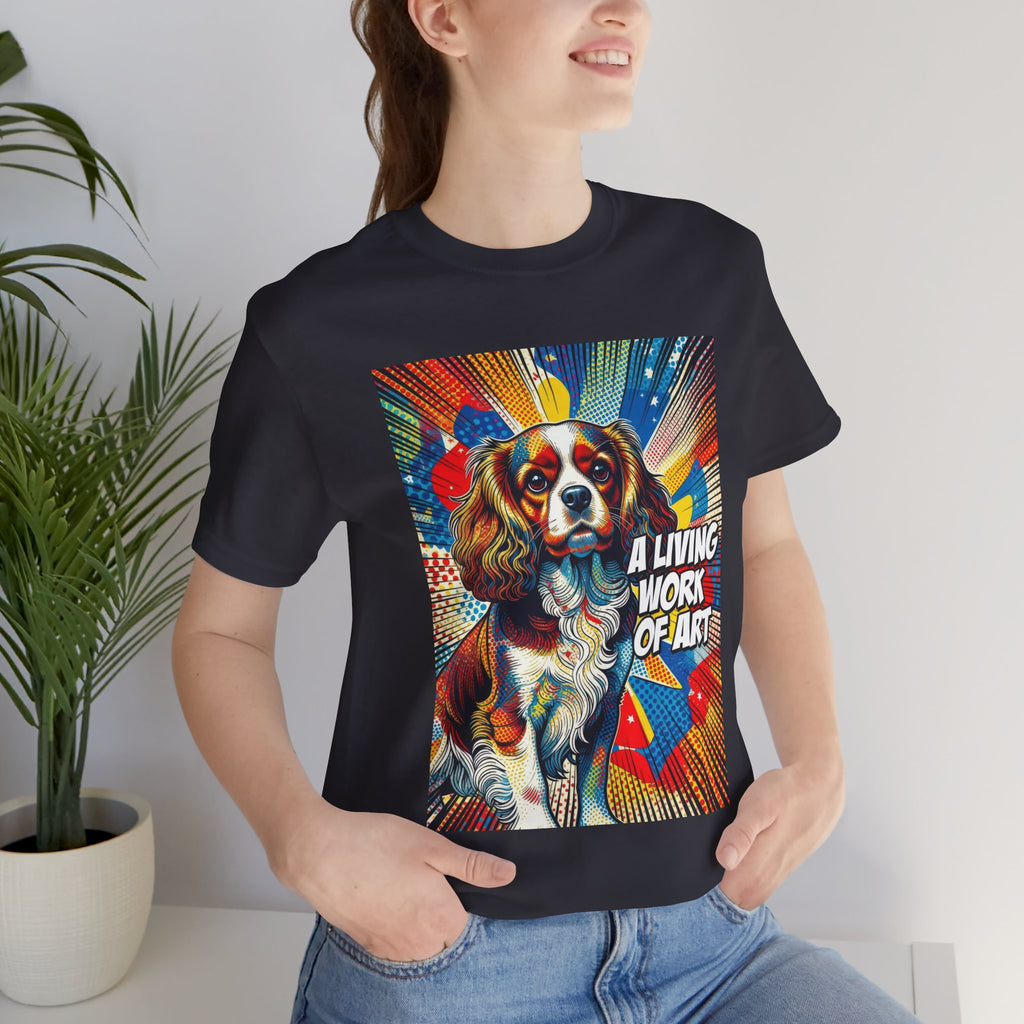 Cavalier King Charles Spaniel T Shirt | Living Work of Art Collection | Pop Art