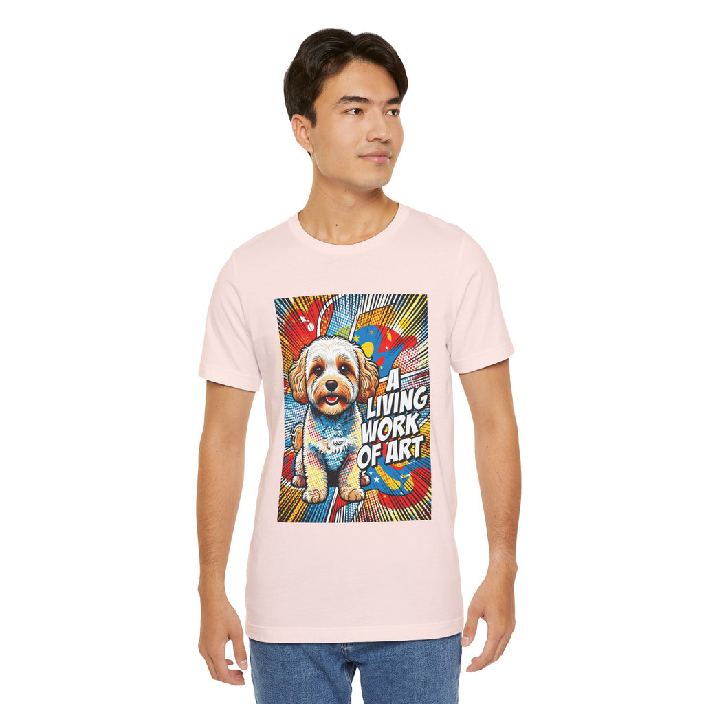 Maltipoo T Shirt | Living Work of Art Collection | Pop Art