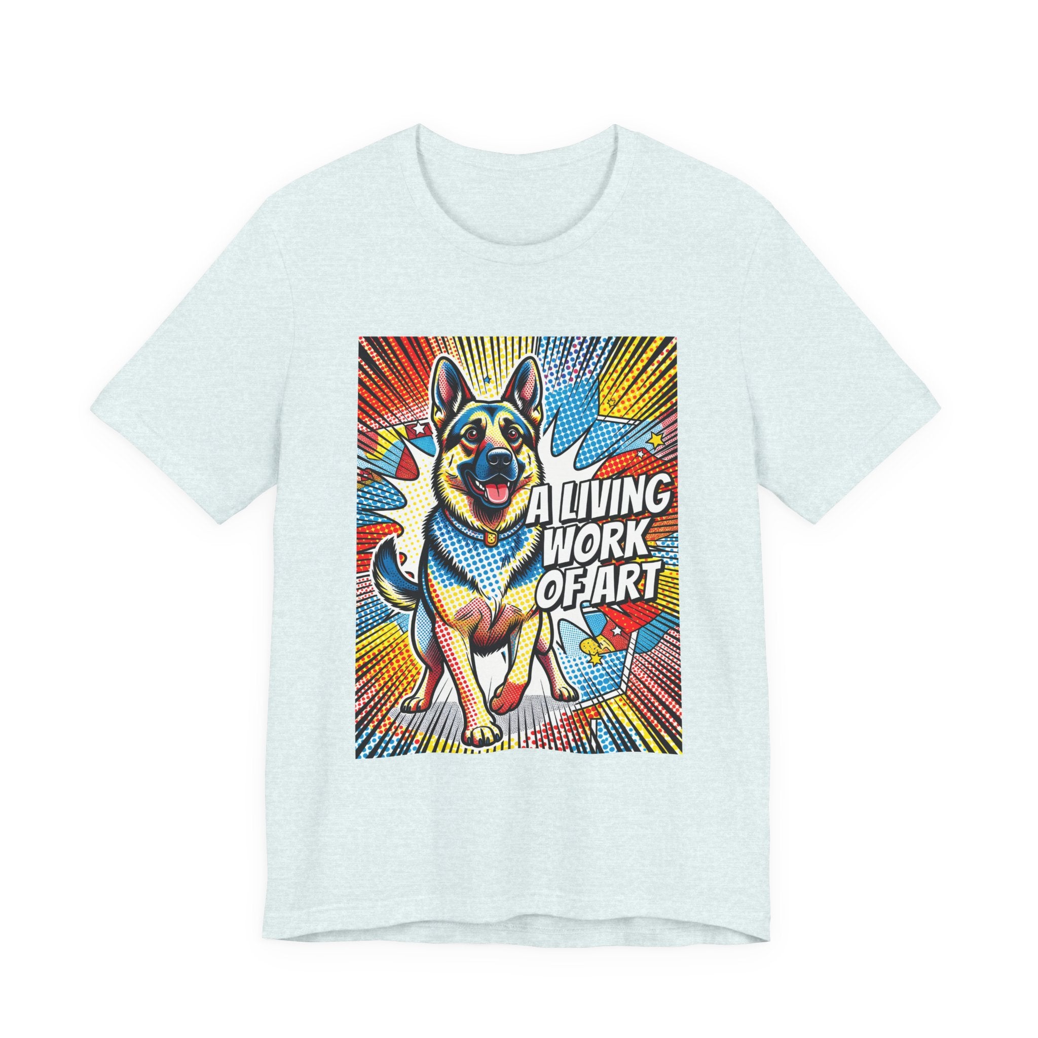German Shepherd T Shirt | Living Work of Art Collection | Pop Art