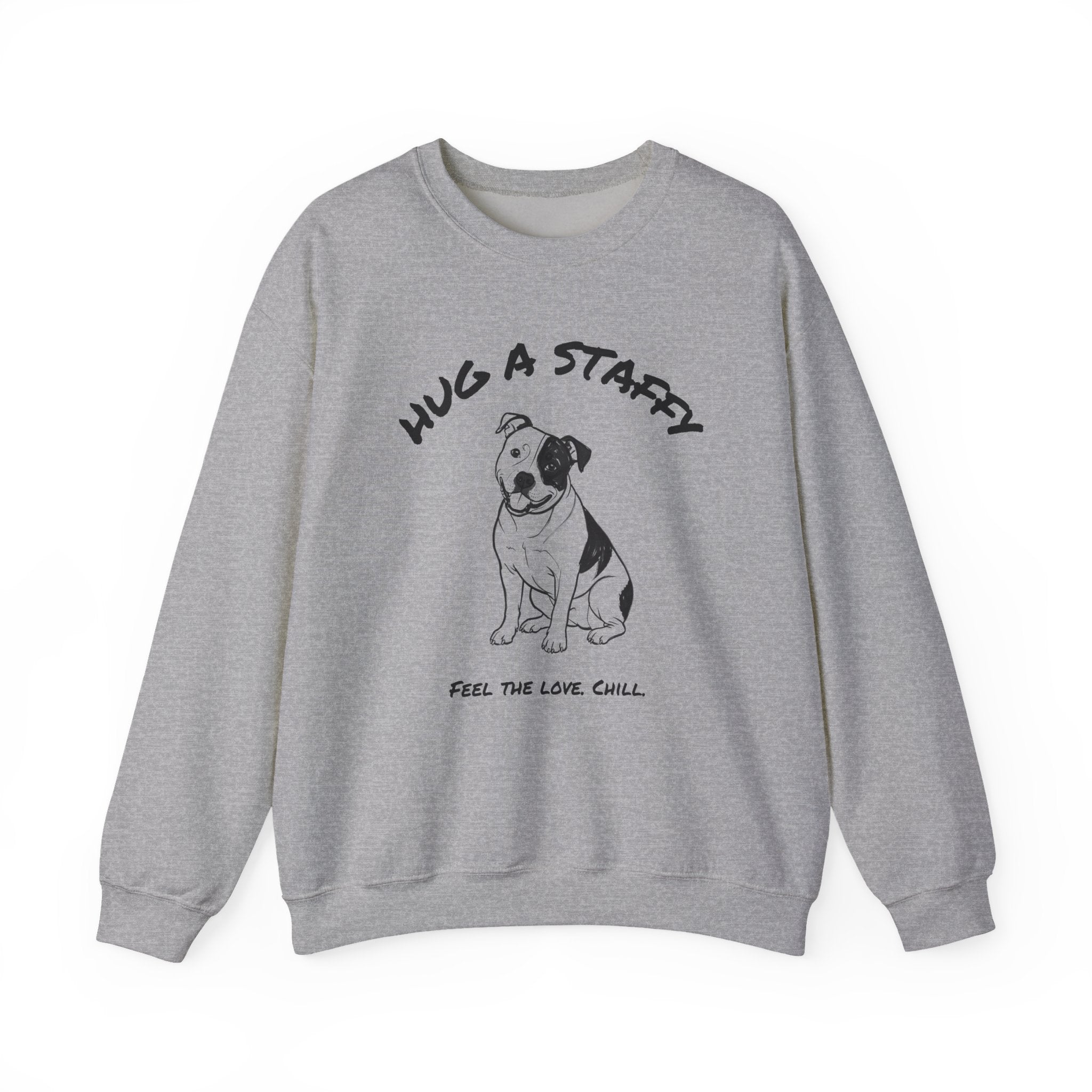 Staffordshire Bull Terrier Sweatshirt | Hug A Staffy
