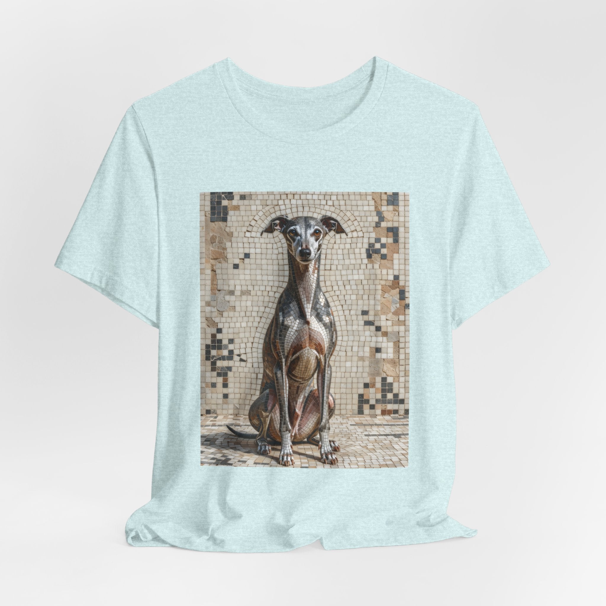 Italian Greyhound T Shirt | Living Work of Art Collection | Mosaic Style
