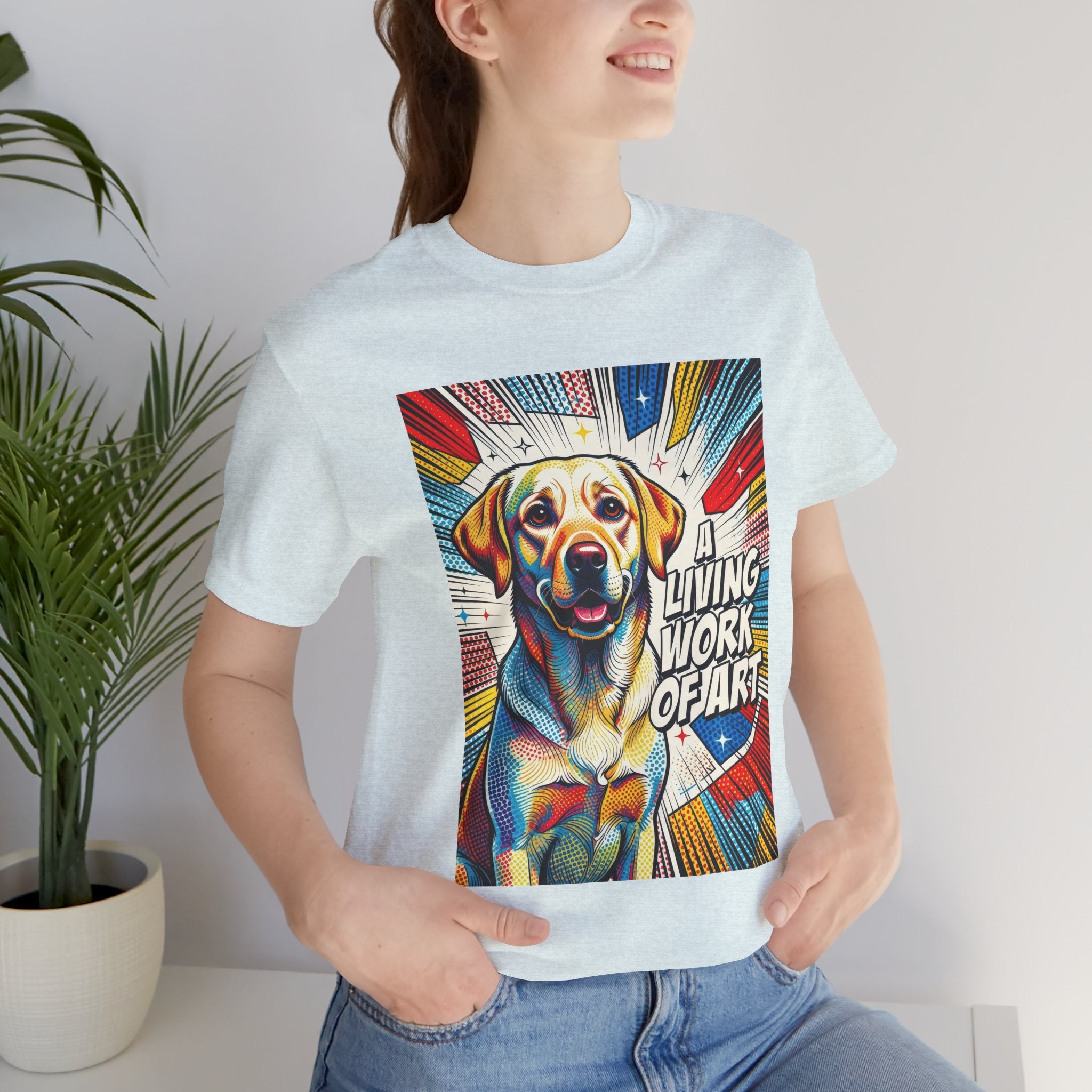 Labrador Retriever T Shirt | A Living Work of Art Collection | Pop Art