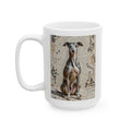 Italian Greyhound Coffee Mug | Living Work of Art Collection | Mosaic Style
