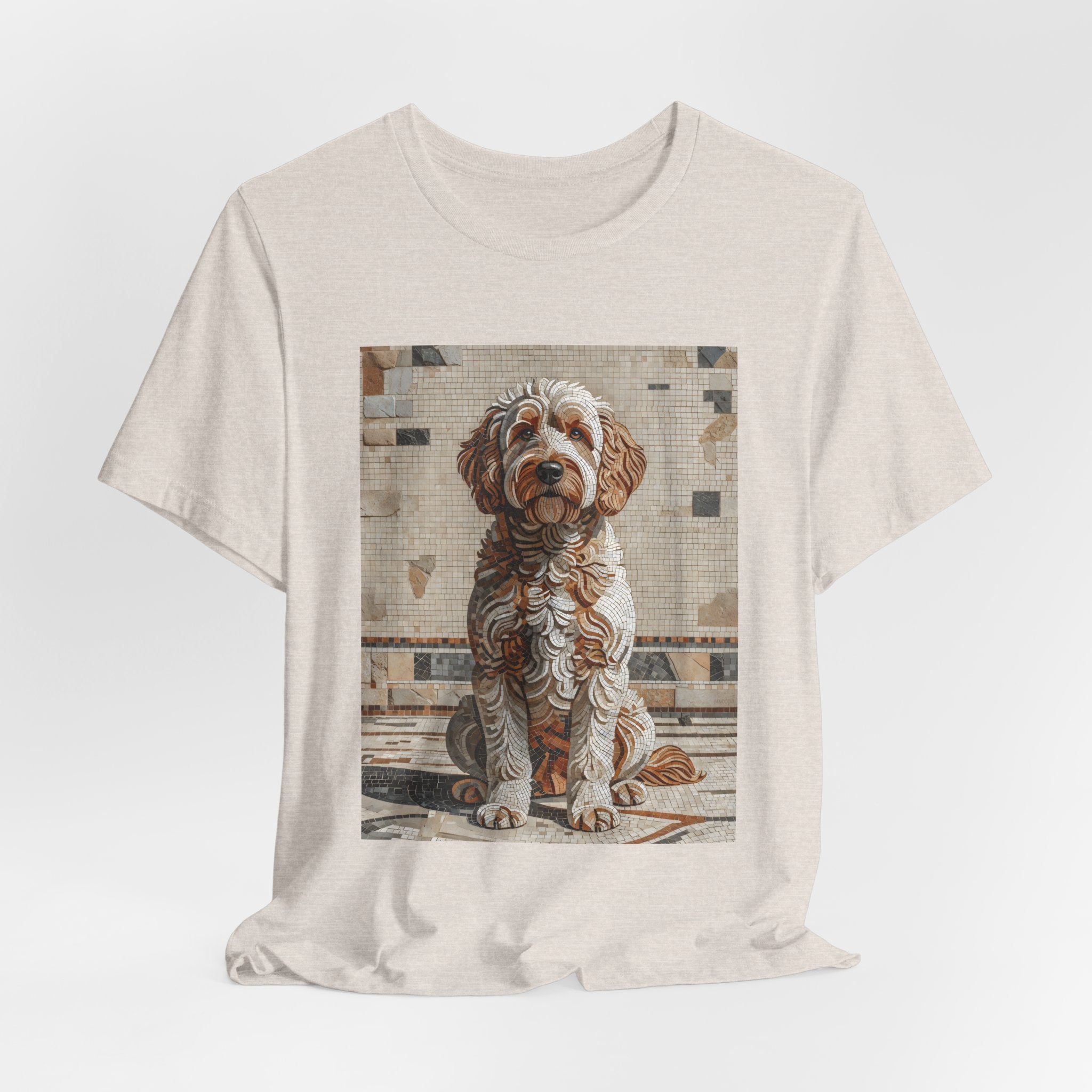 Labradoodle T Shirt | Living Work of Art Collection | Mosaic Style