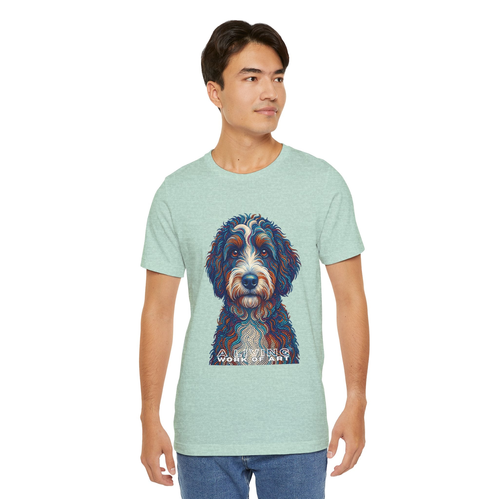 Berenedoodle T Shirt | Living Work of Art Collection | Pointillism Style