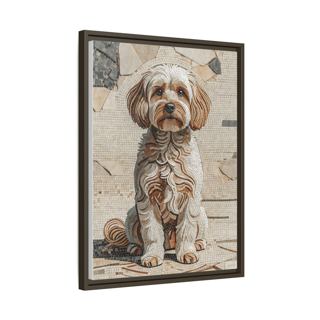 Maltipoo Canvas Wall Art | Living Work of Art Collection | Mosaic Style Print