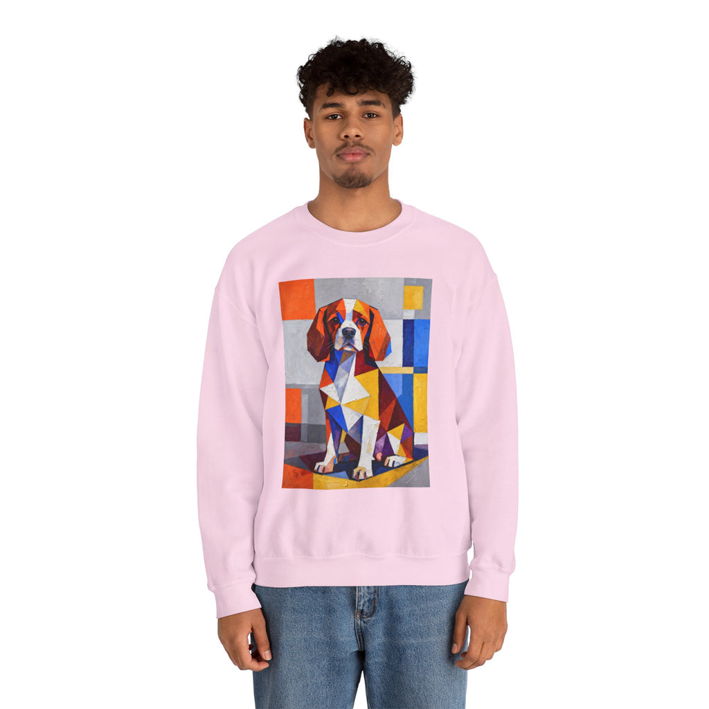 Cavalier King Charles Spaniel Sweatshirt | Living Work of Art Collection | Cubist Style