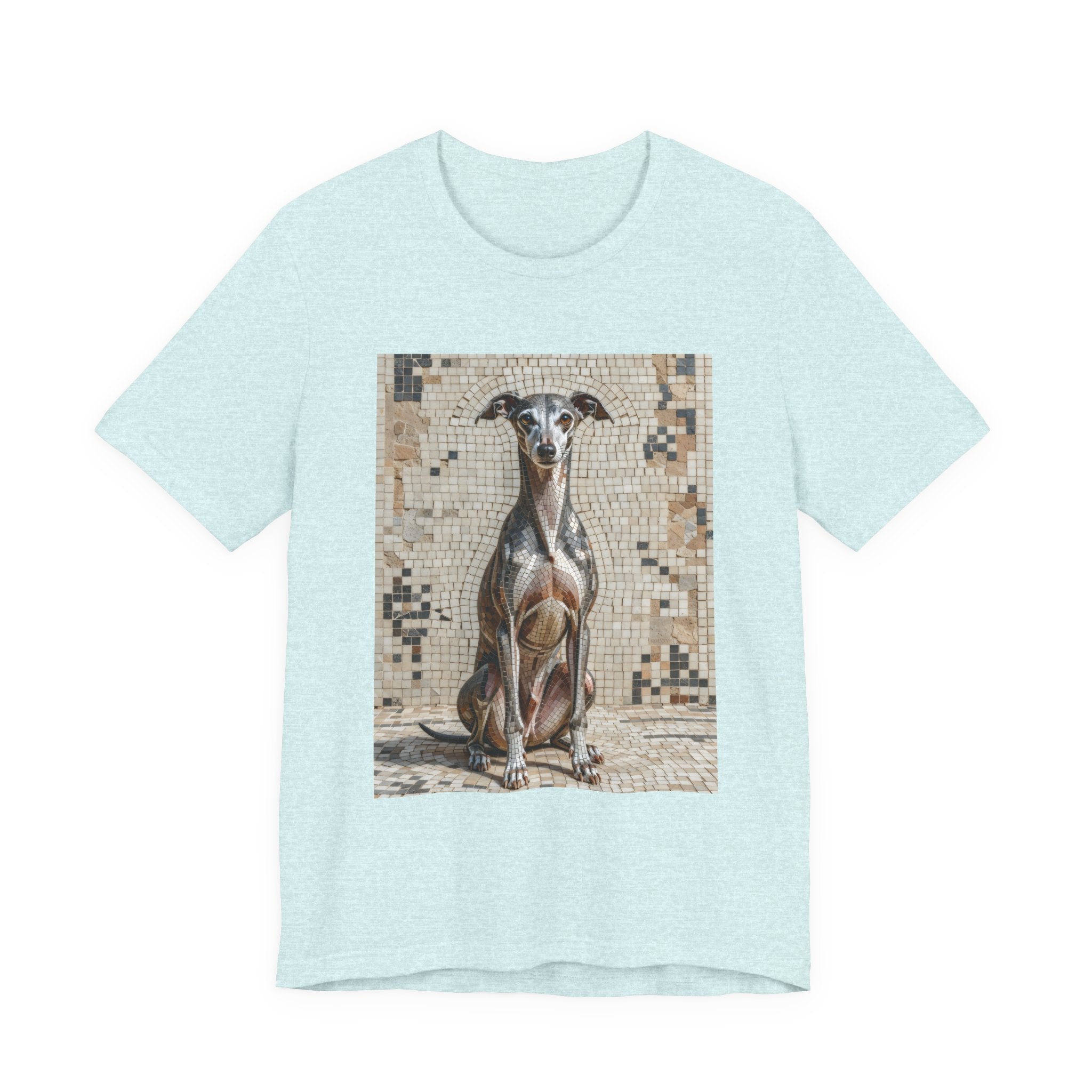 Italian Greyhound T Shirt | Living Work of Art Collection | Mosaic Style