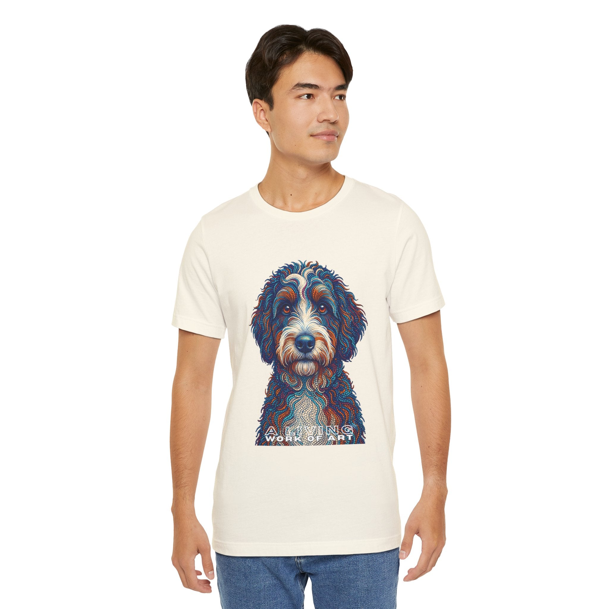Berenedoodle T Shirt | Living Work of Art Collection | Pointillism Style