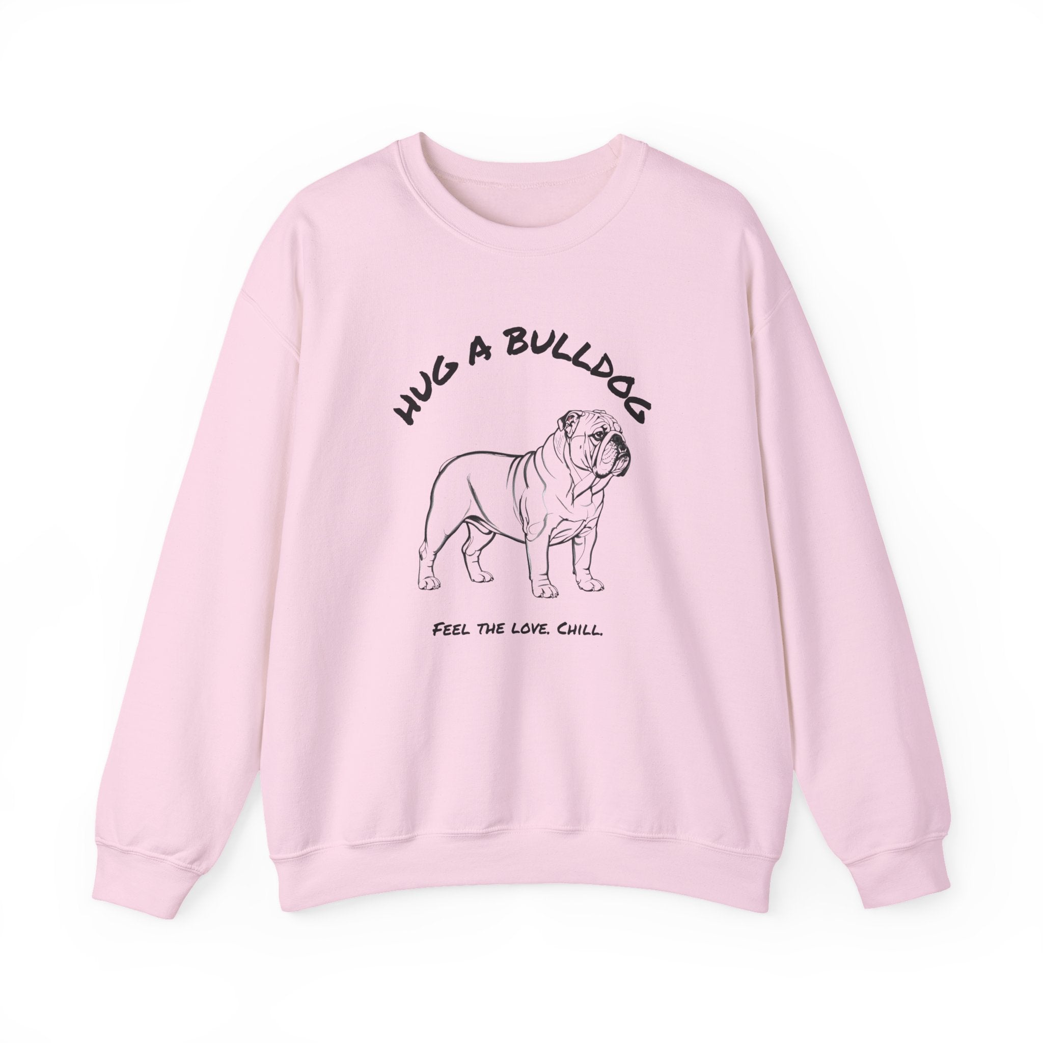 Bulldog Sweatshirt | Hug A Bulldog