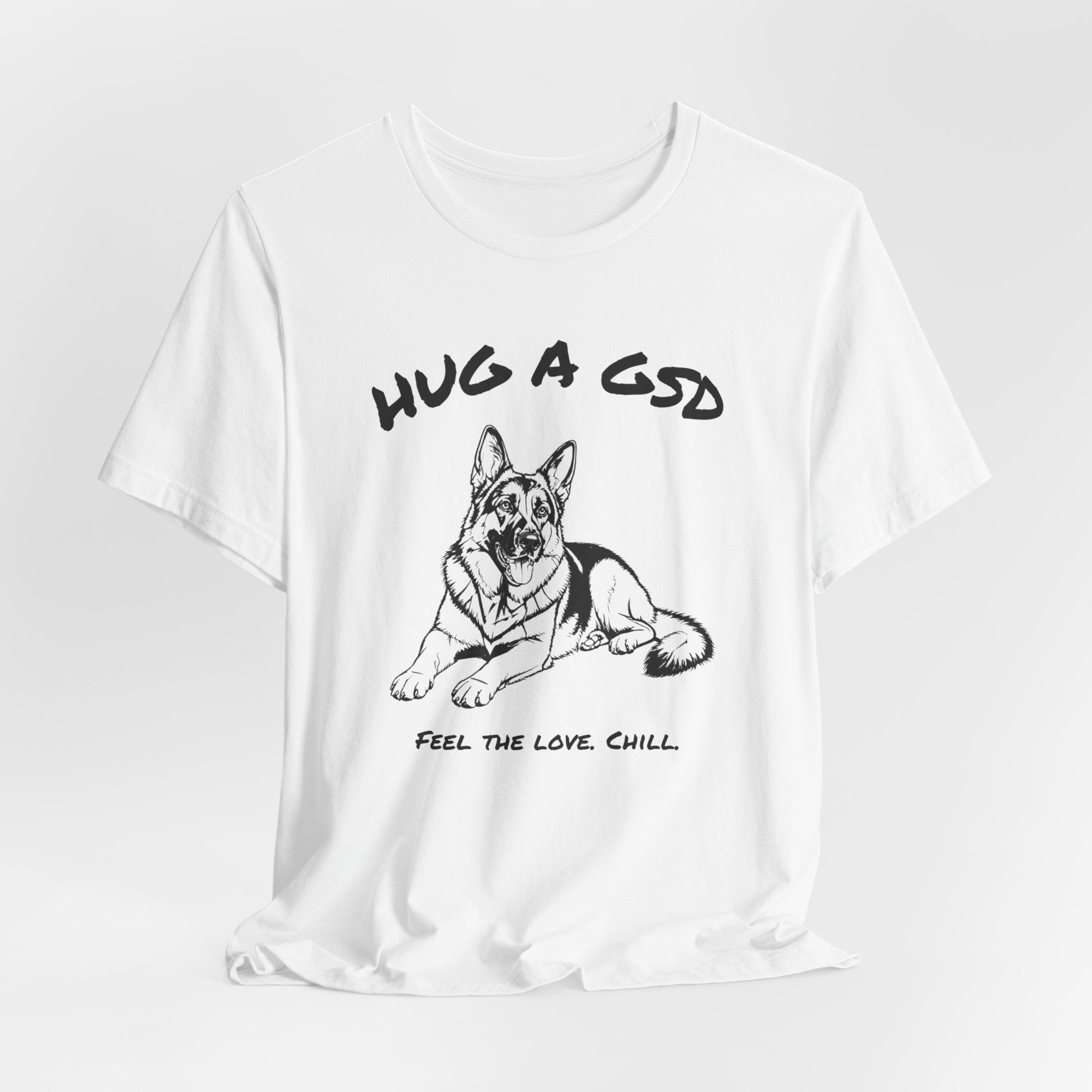 German Shepherd T Shirt | Hug a GSD