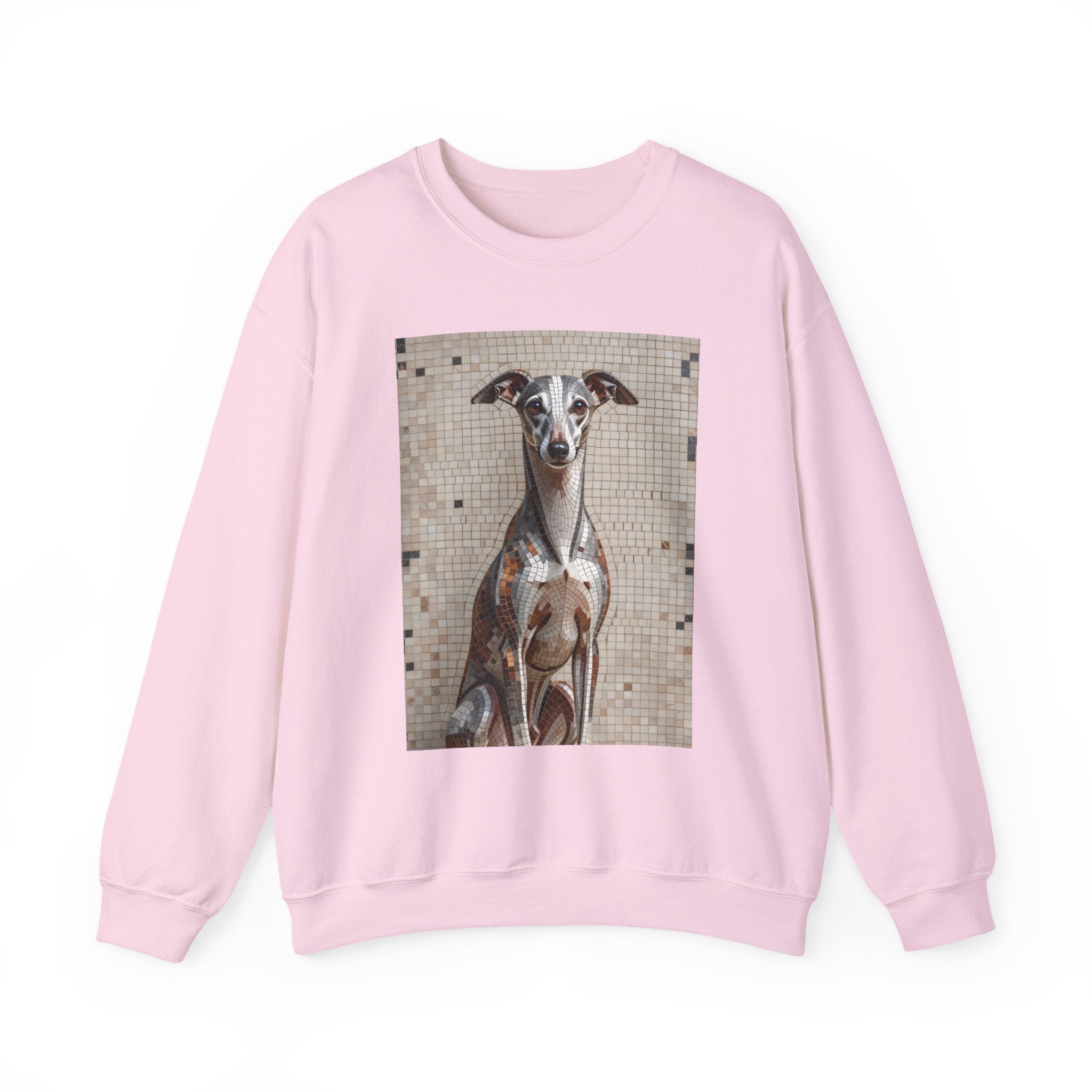 Whippet Sweatshirt | Living Work of Art Collection | Mosaic Style