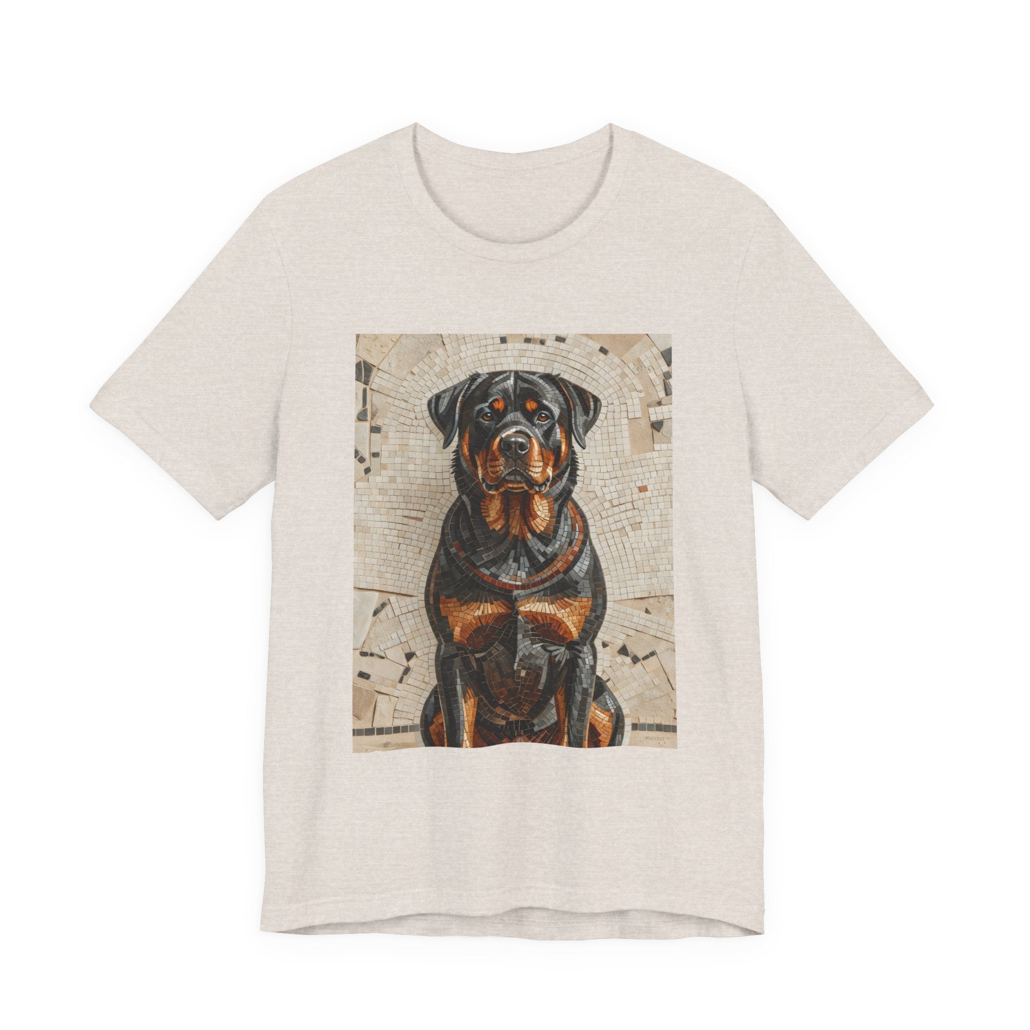 Rottweiler T Shirt | Living Work of Art Collection | Mosaic Style