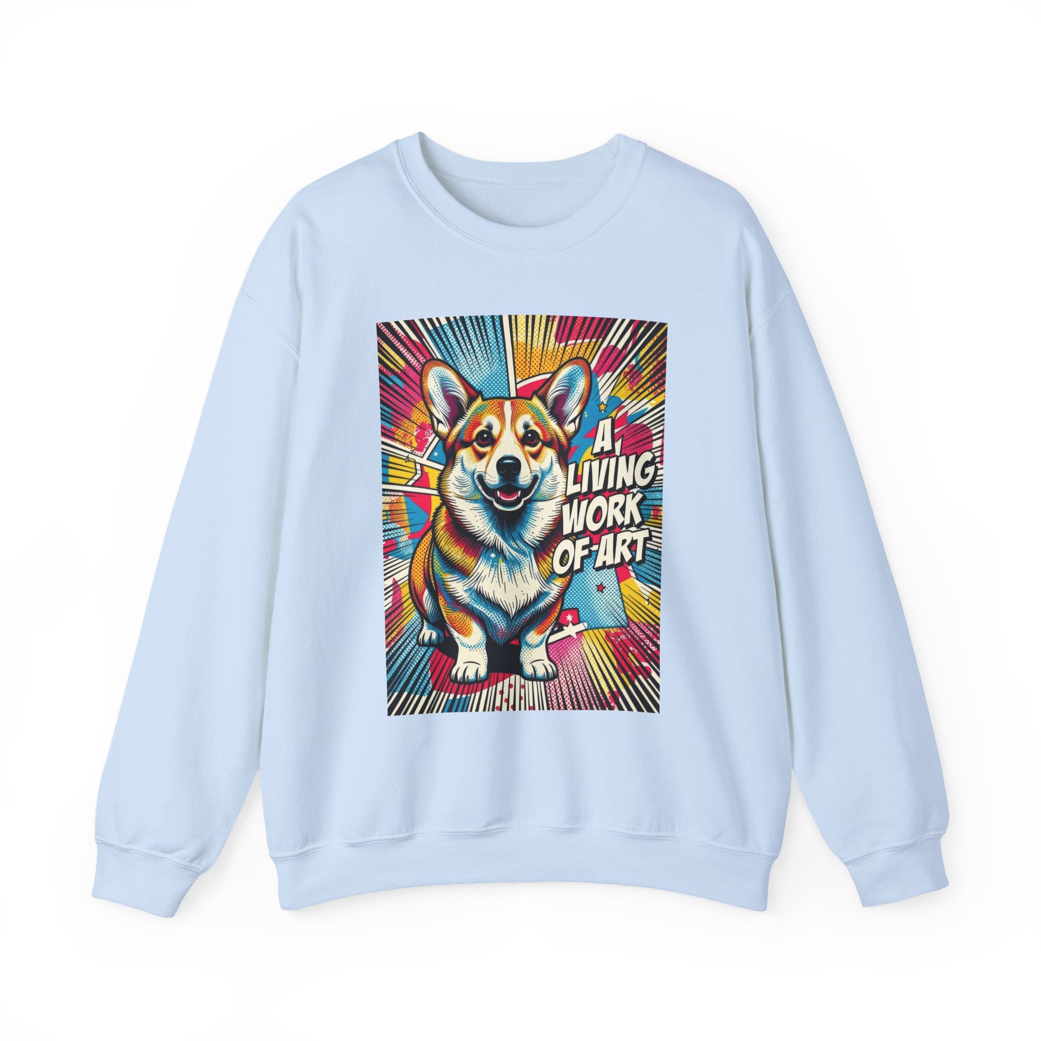 Corgi Sweatshirt | Living Work of Art Collection | Pop Art