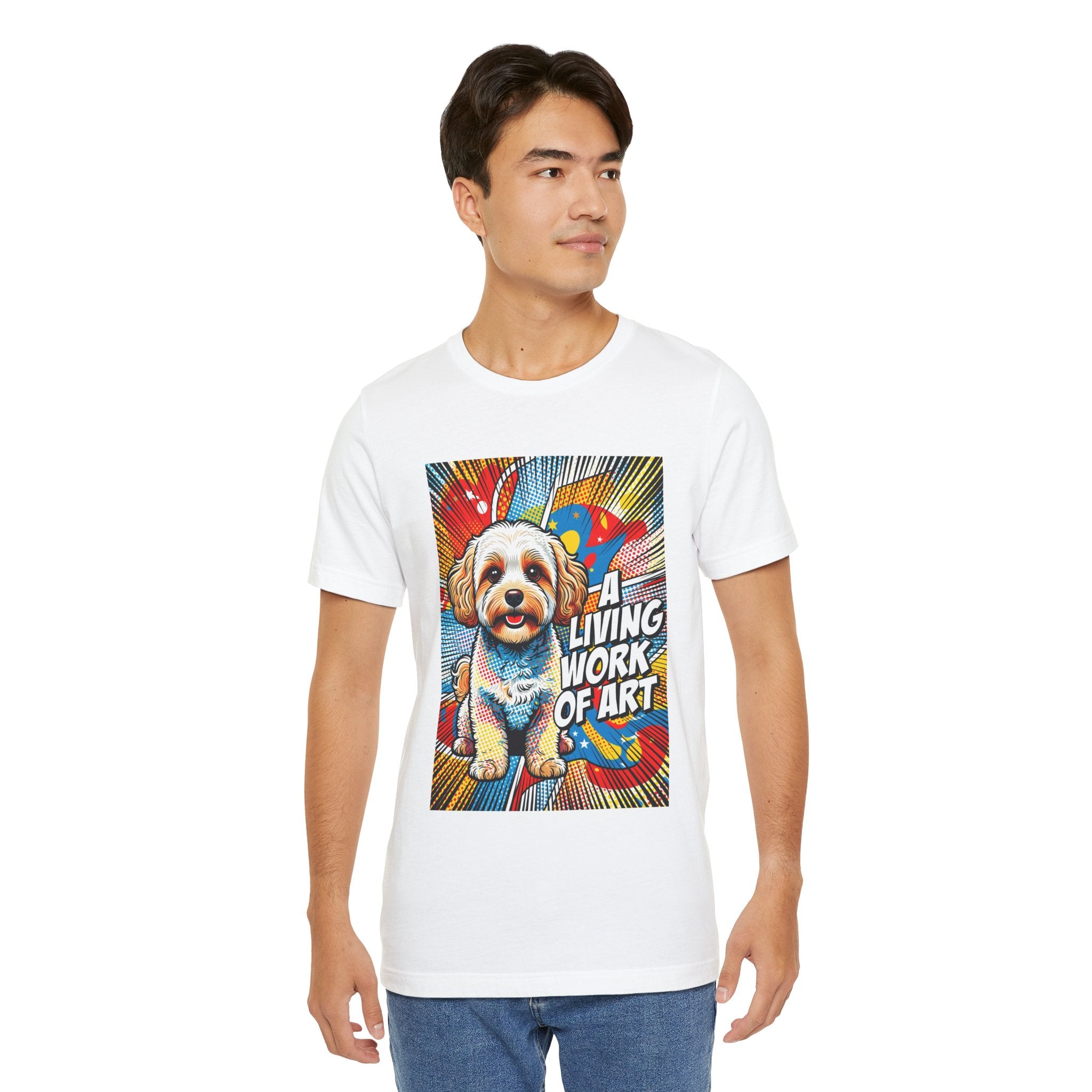 Maltipoo T Shirt | Living Work of Art Collection | Pop Art
