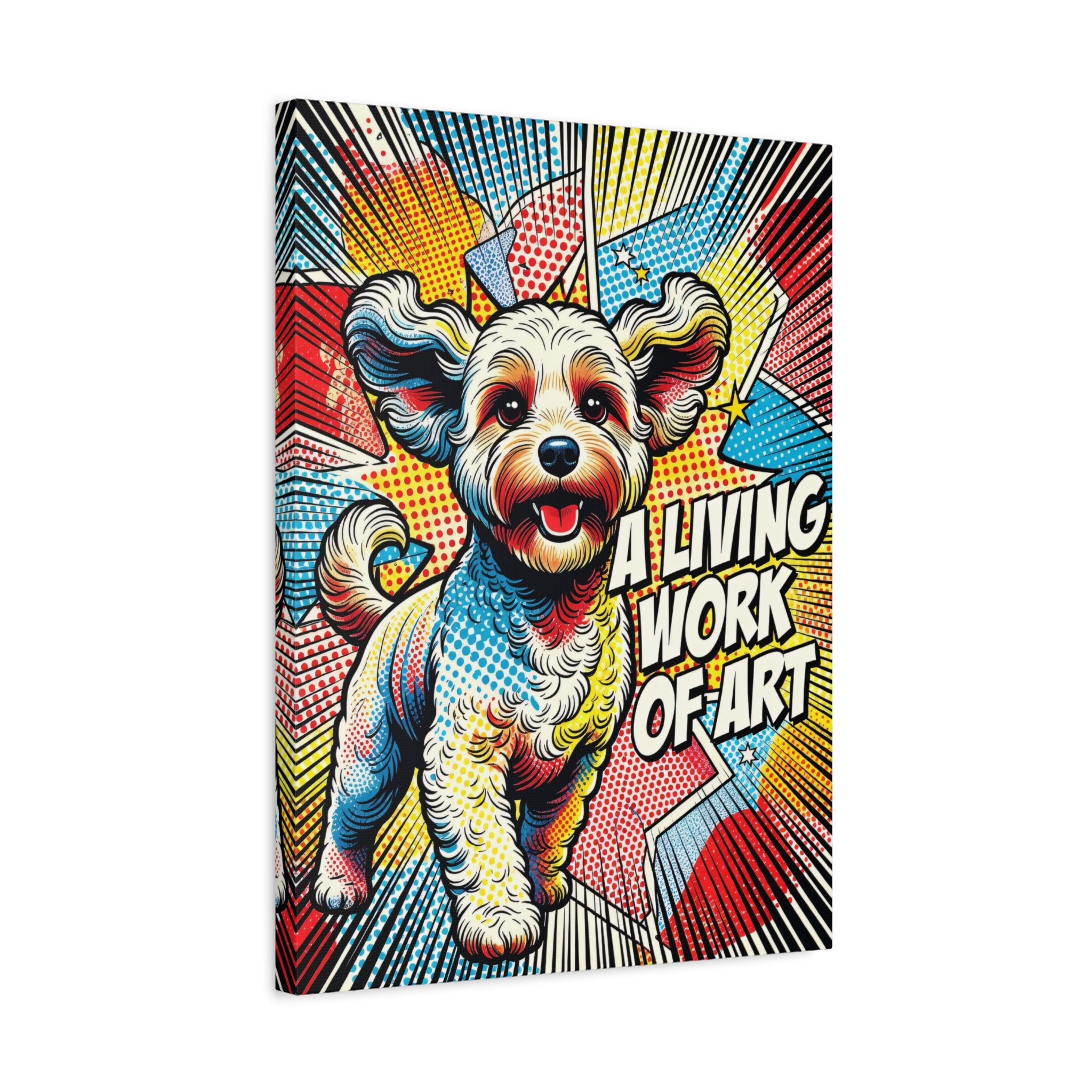 Cockapoo Canvas Wall Art | Living Work of Art Collection | Pop Art Print