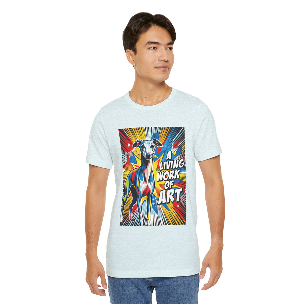 Italian Greyhound T Shirt | Living Work of Art Collection | Pop Art