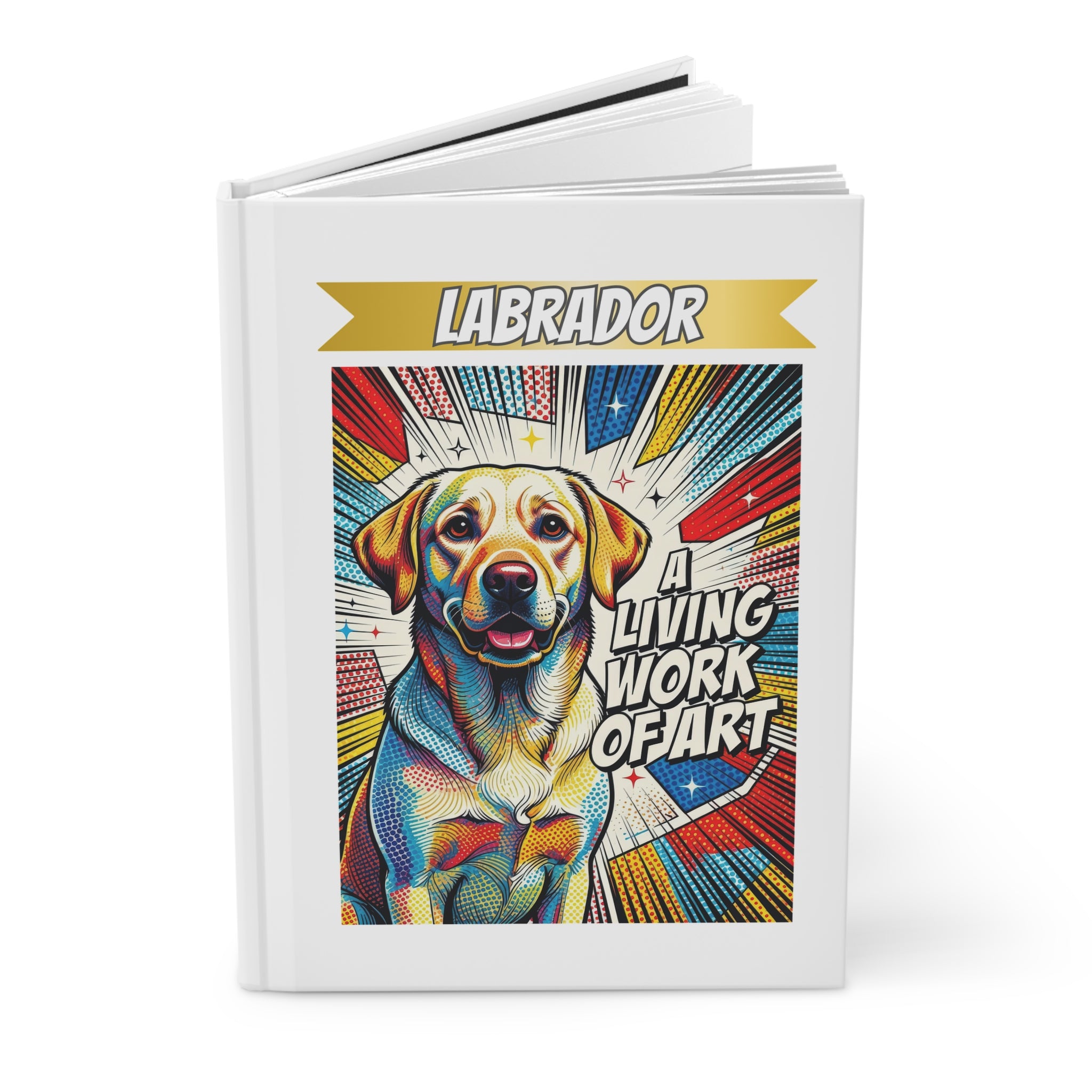 Labrador Retriever Notebook | Living Work of Art Collection | Pop Art