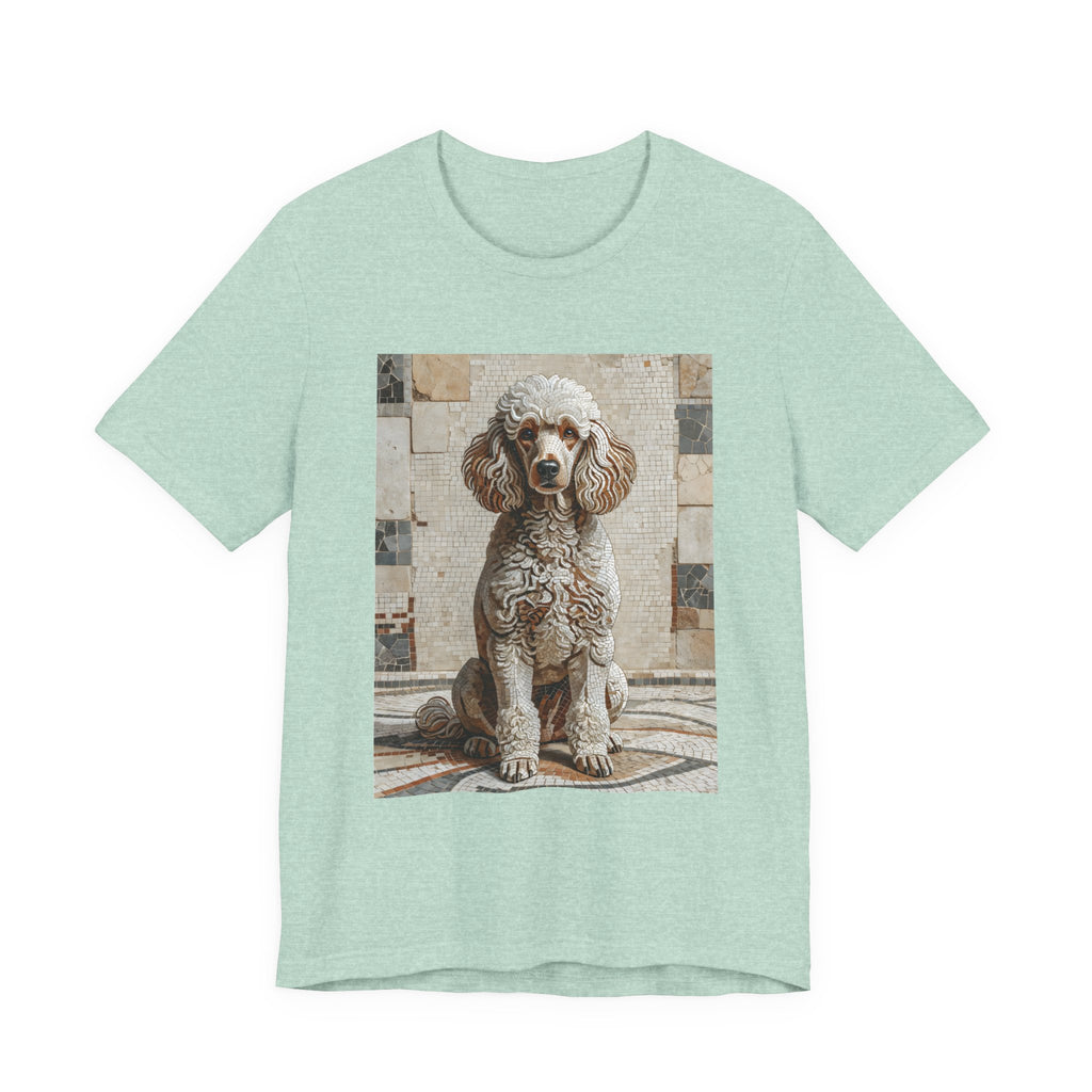 Poodle T Shirt | Living Work of Art Collection | Mosaic Style