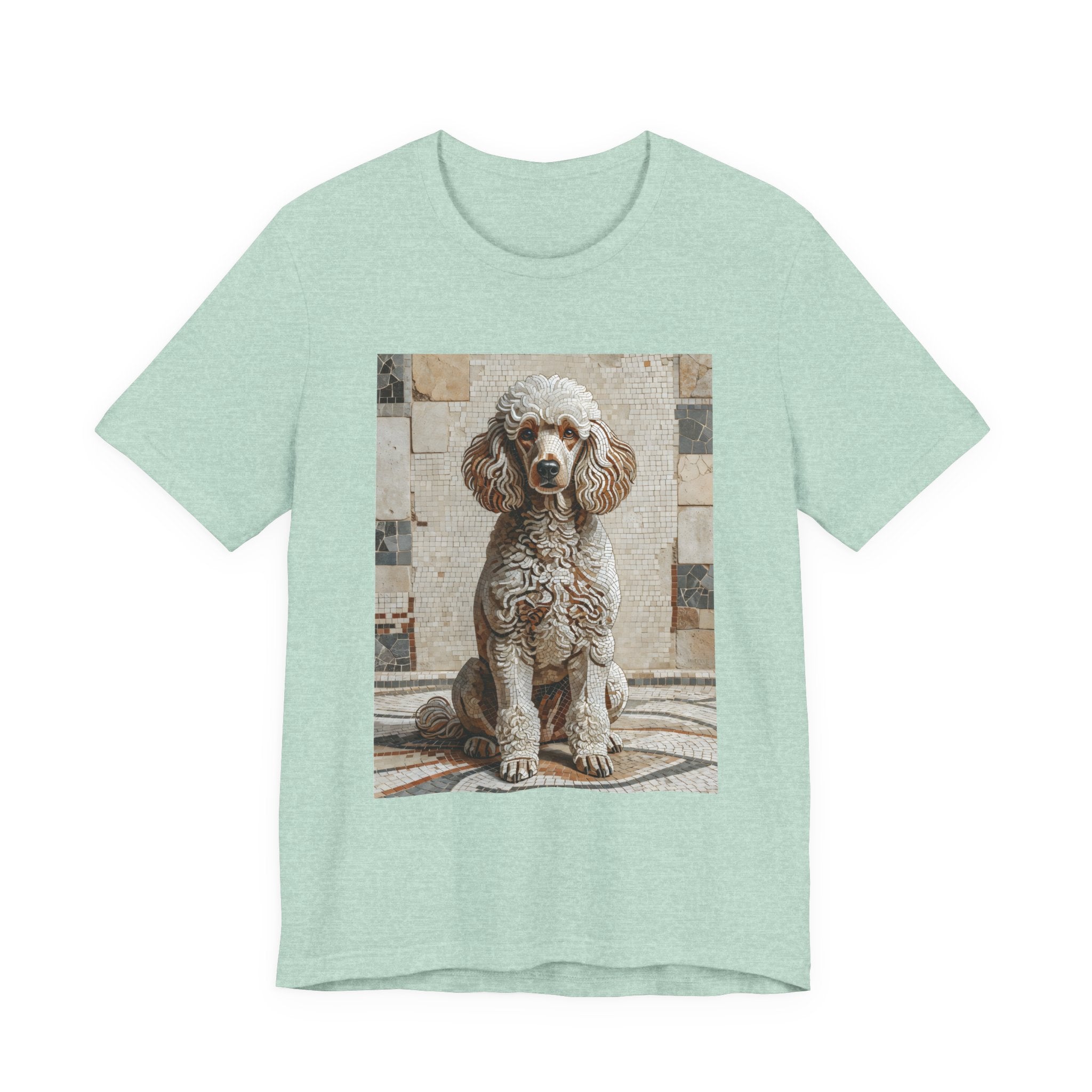 Poodle T Shirt | Living Work of Art Collection | Mosaic Style