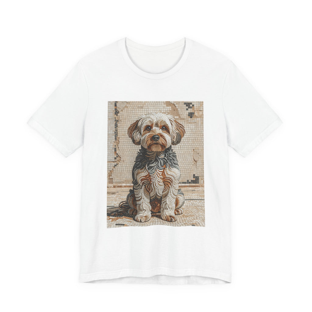 Yorkipoo T Shirt | Living Work of Art Collection | Mosaic Style
