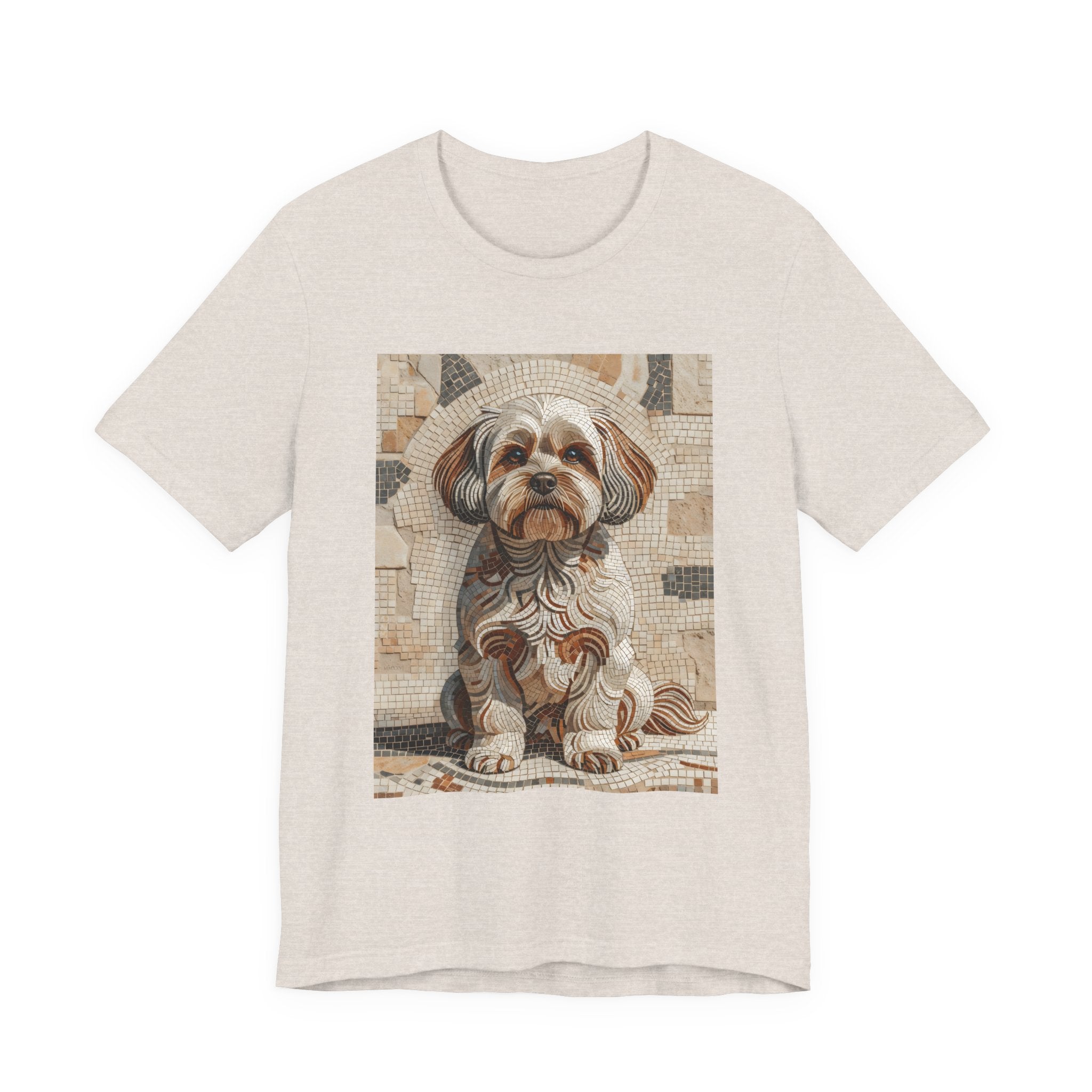 Shih-Poo T Shirt | Living Work of Art Collection | Mosaic Style