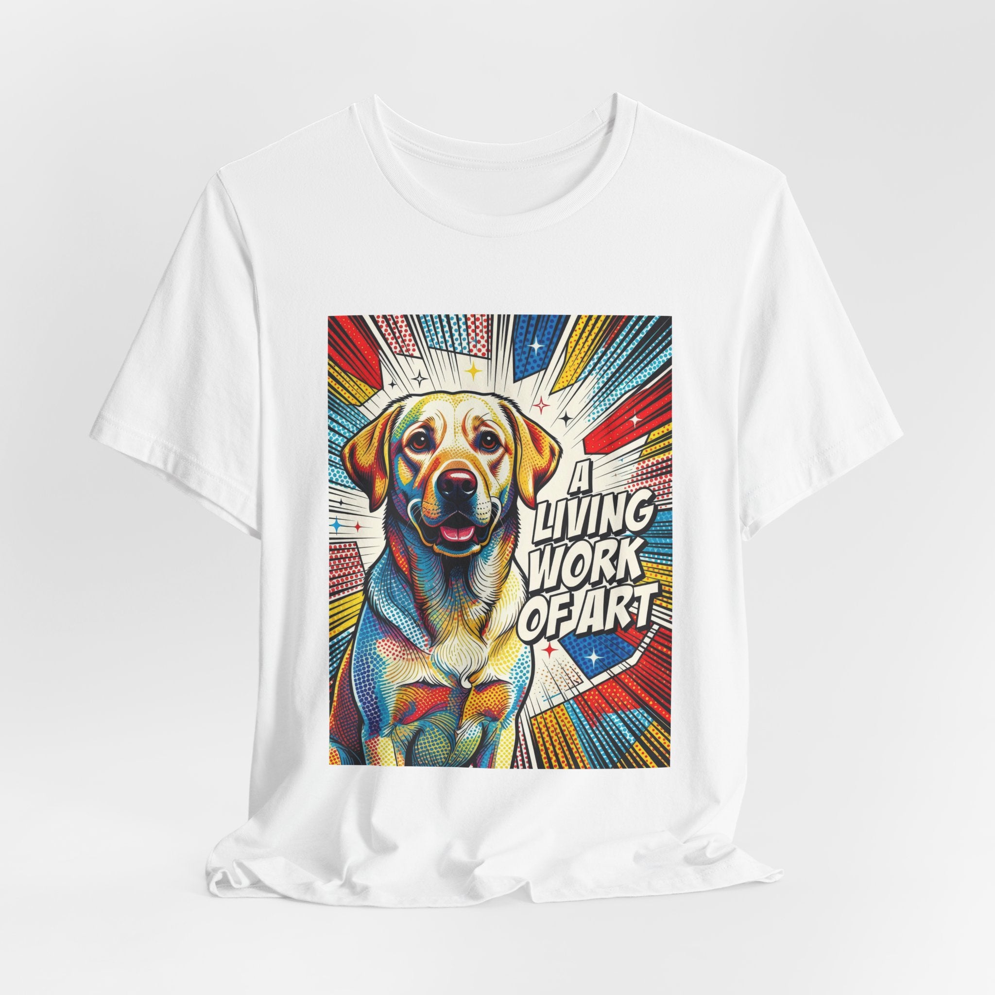 Labrador Retriever T Shirt | A Living Work of Art Collection | Pop Art